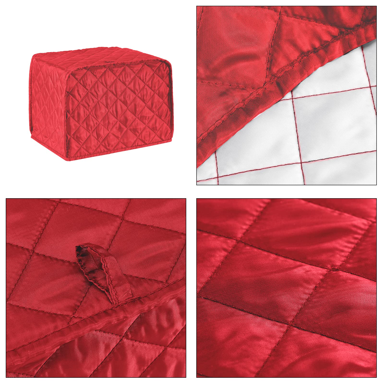 2 Slice Toaster Appliance Cover,Quilted Toaster Cover Bread Maker Cover,Kitchen Small Appliance Covers,Universal Size Microwave