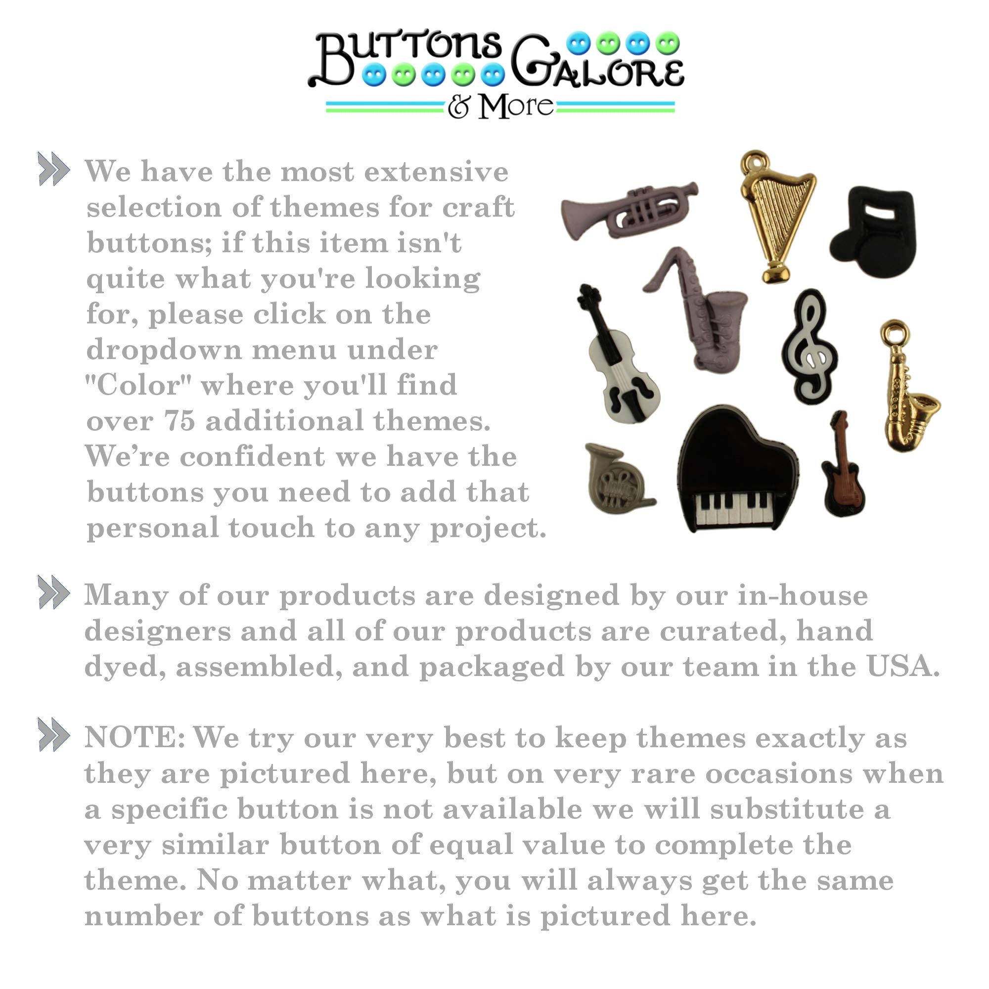 Buttons Galore And More Collection Of Novelty Buttons And Embellishments Based On A Variety Of Themes, Holidays, And Seasons For