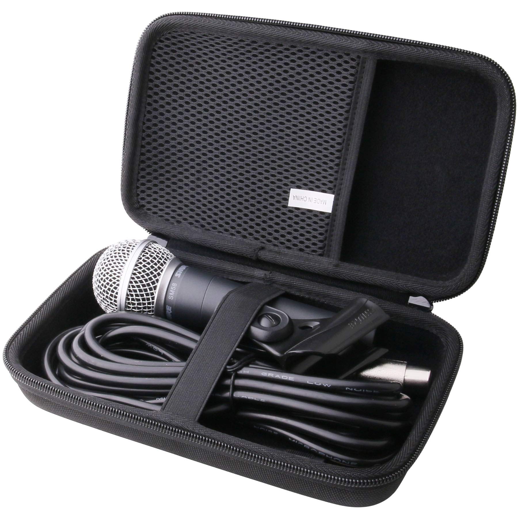 Jinmei Hard Eva Carrying Case Compatible With Shure Sm58 Cn/Pga58 Cardioid Dynamic Vocal Microphone.