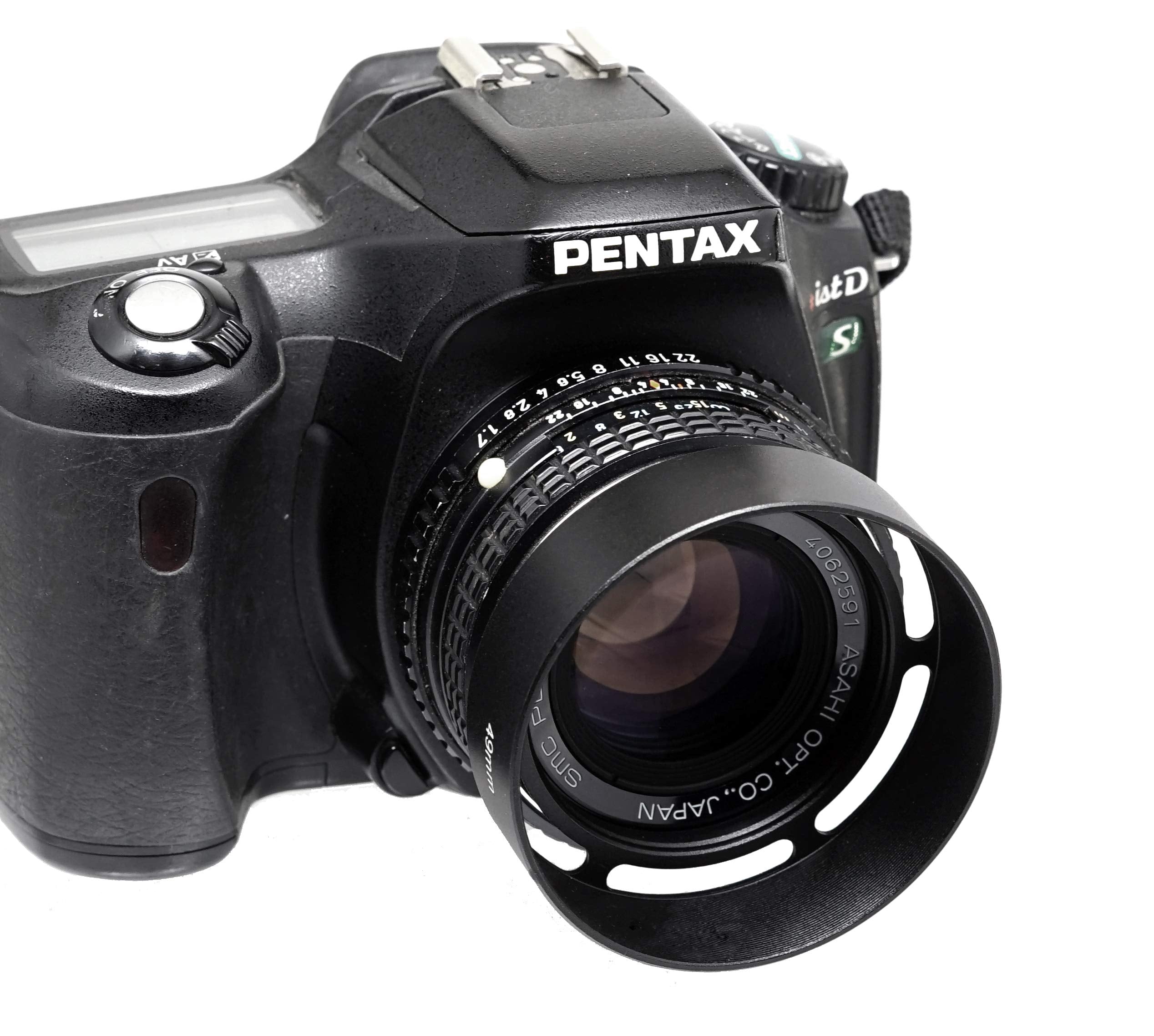 Fotasy Metal 40.5Mm Vented Lens Hood, 40.5Mm Metal Hood, 40.5Mm Lens Hood For Fuji Leica Leitz Panasonic Olympus Panasonic Sony