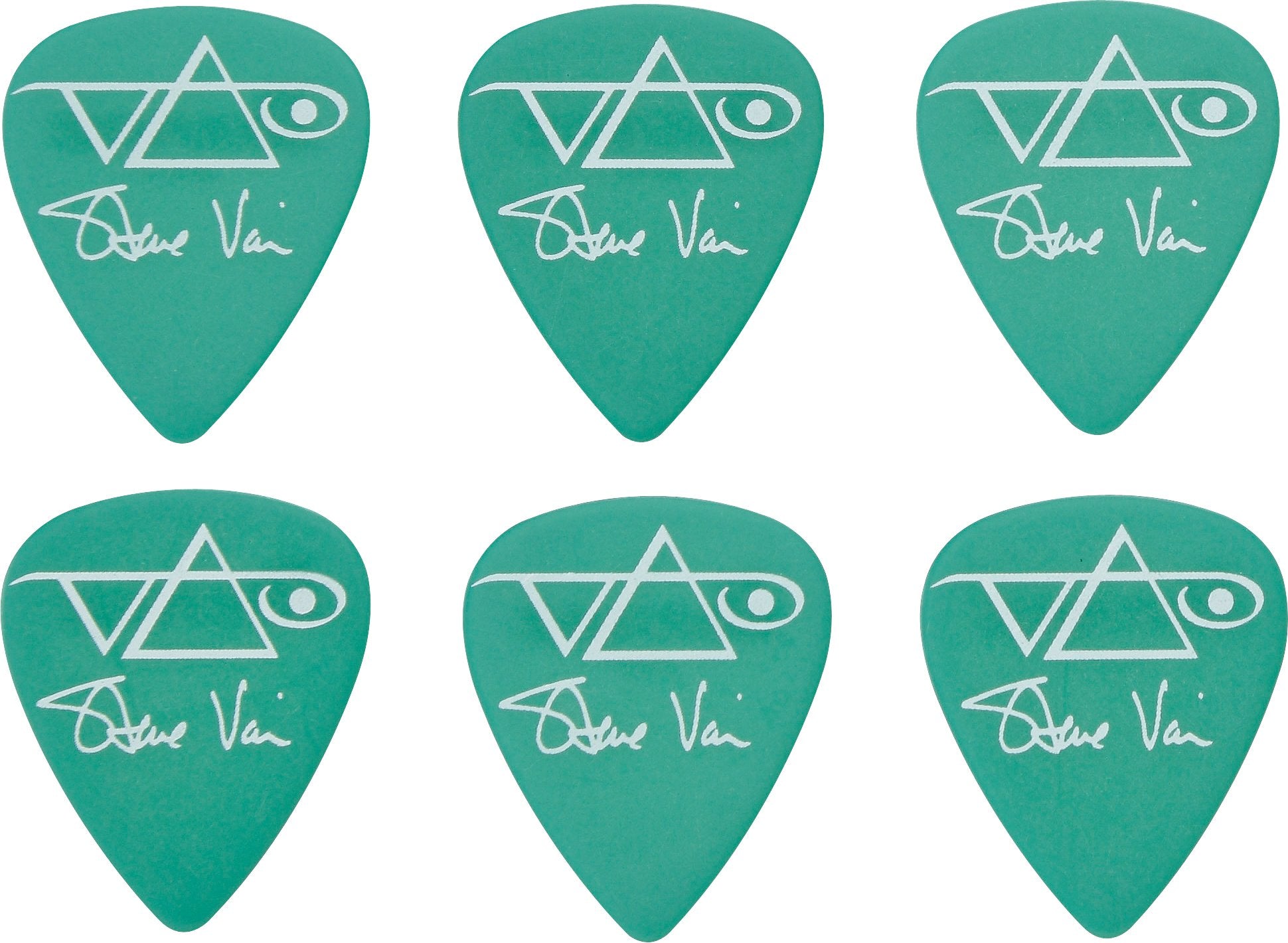 Ibanez B1000Svgr Steve Vai Signature Picks 6 Pack, Green