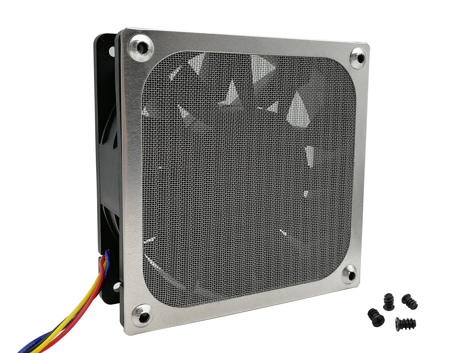 140Mm Pc Computer Case Fan Dust Filter Grills Dustproof Case Cover With Screws, Aluminum Frame Ultra Fine Stainelss Steel Mesh,