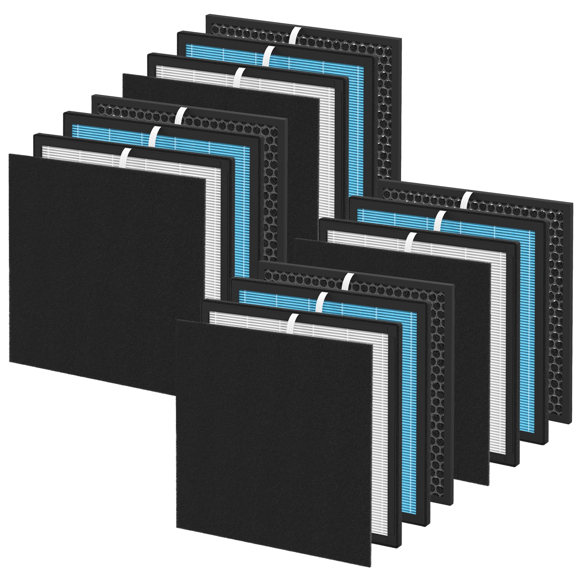 4 Packs 10L Pro Replacement Filters Set Compatible With Okaysou Airmax 10L Pro And Aiibot A300 Air Cleaner Purifier