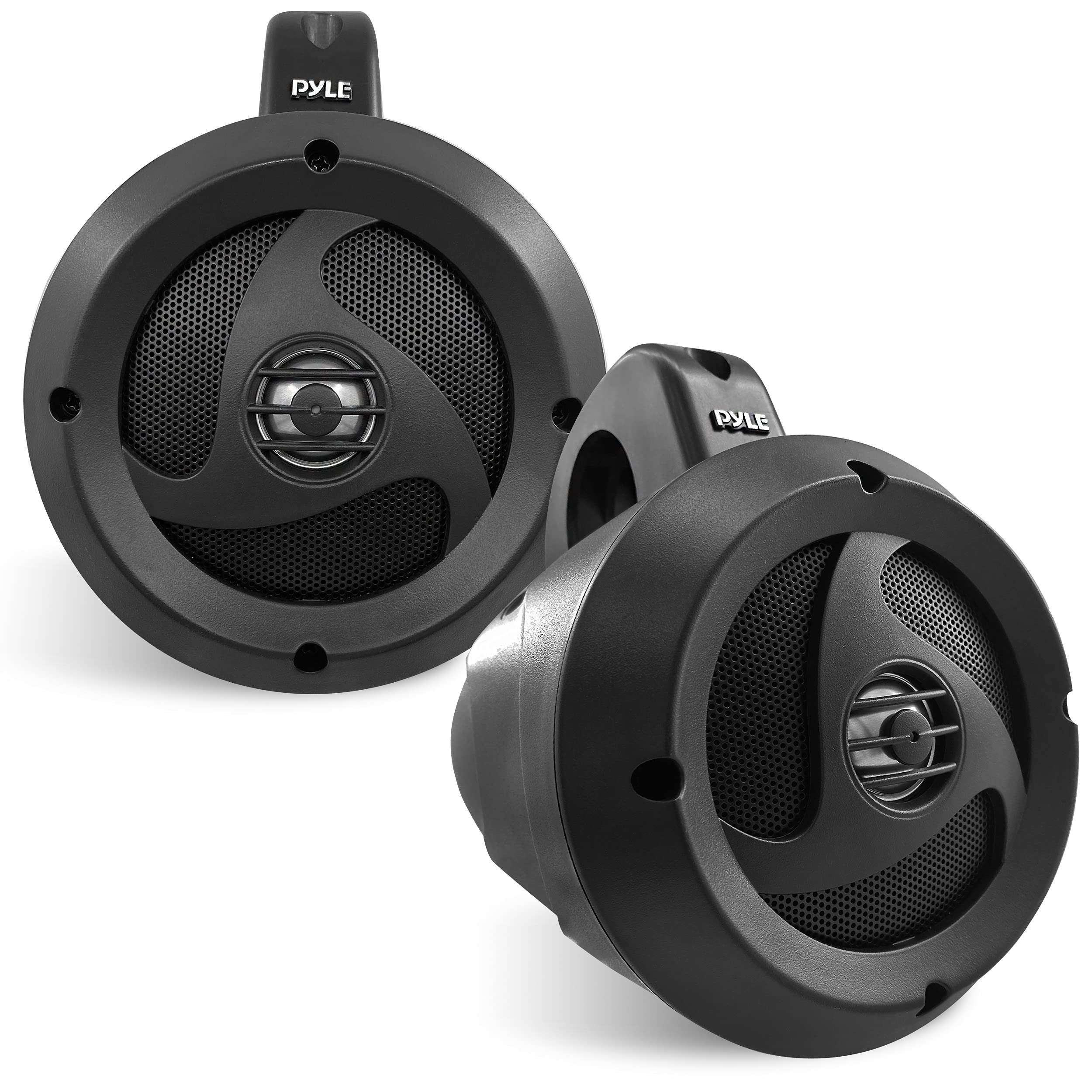 Pyle 2Way Waterproof Bluetooth OffRoad Speakers  4 inch 900W Active Passive Marine Grade Wakeboard Tower Speakers System w/AU