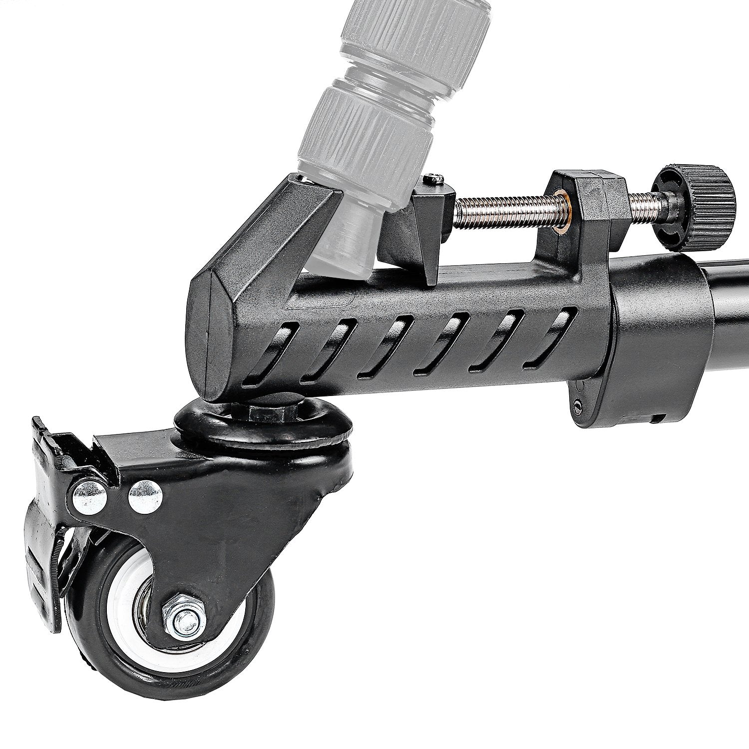 Neewer Photography Tripod Dolly, Heavy Duty 33Lbs Capacity Tripod Wheels With 2 Inch Rubber Wheels, Adjustable Leg Mount And Car