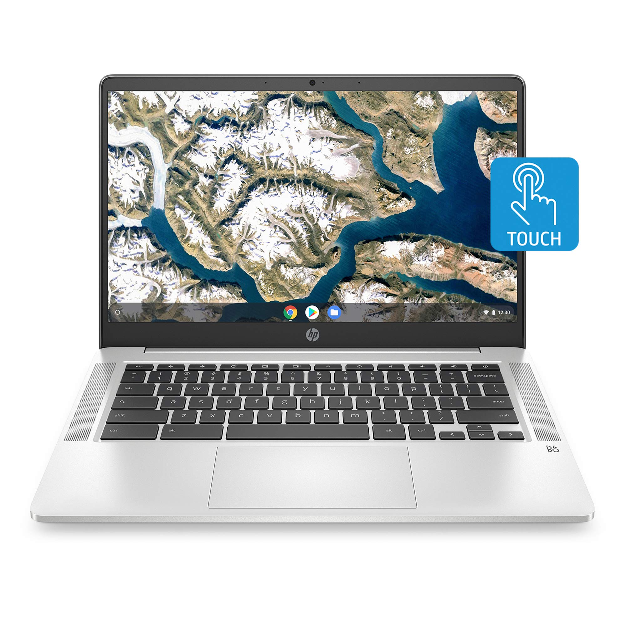 Hp Chromebook 14 Inch Hd Touchscreen Laptop, Intel Celeron N4000, 4 Gb Ram, 32 Gb Emmc, Chrome (14A Na0030Nr, Mineral Silver)