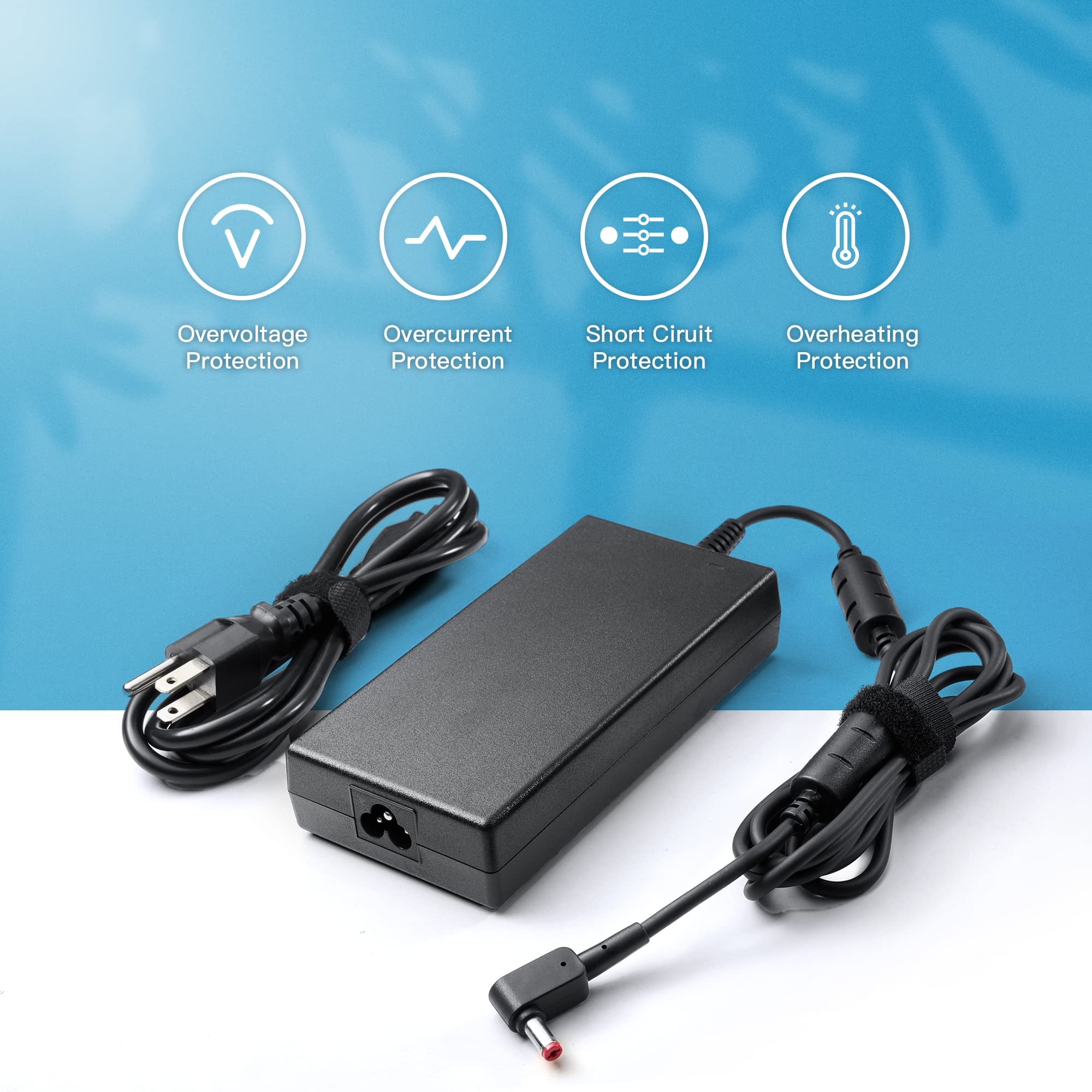 180W 135W Charger For Acer Nitro 5 An515 Charger Adp 135Kb T Adp 180Mb K Ac Adapter   (Compatible With Acer Nitro 5 N20C1 Nitro