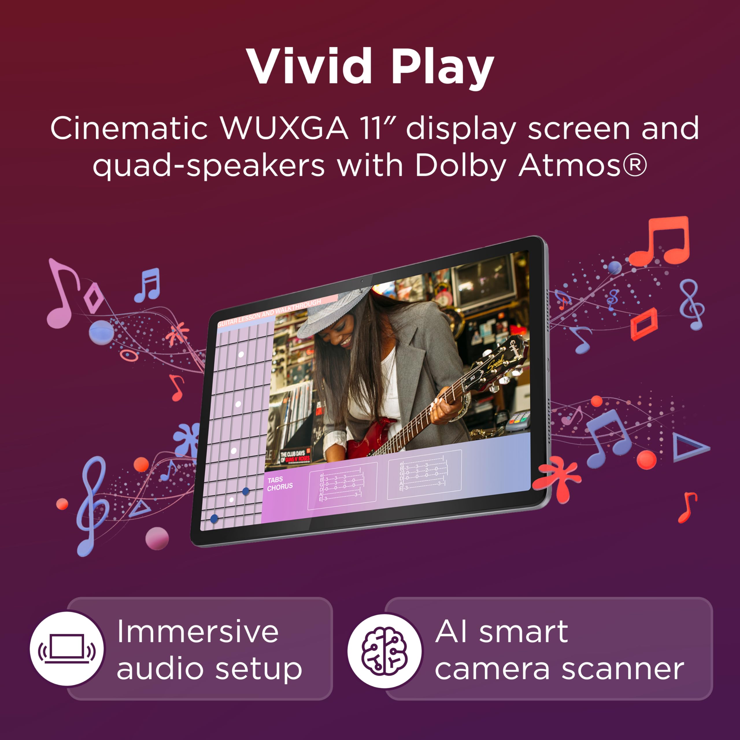 Lenovo Tab M11, 11    Display, Mediatek Helio G88 Octa-Core, 4Gb Ram, 128Gb Ssd, 1920X1200 Px, Ambient Light-Sensor, 10 Hour Bat