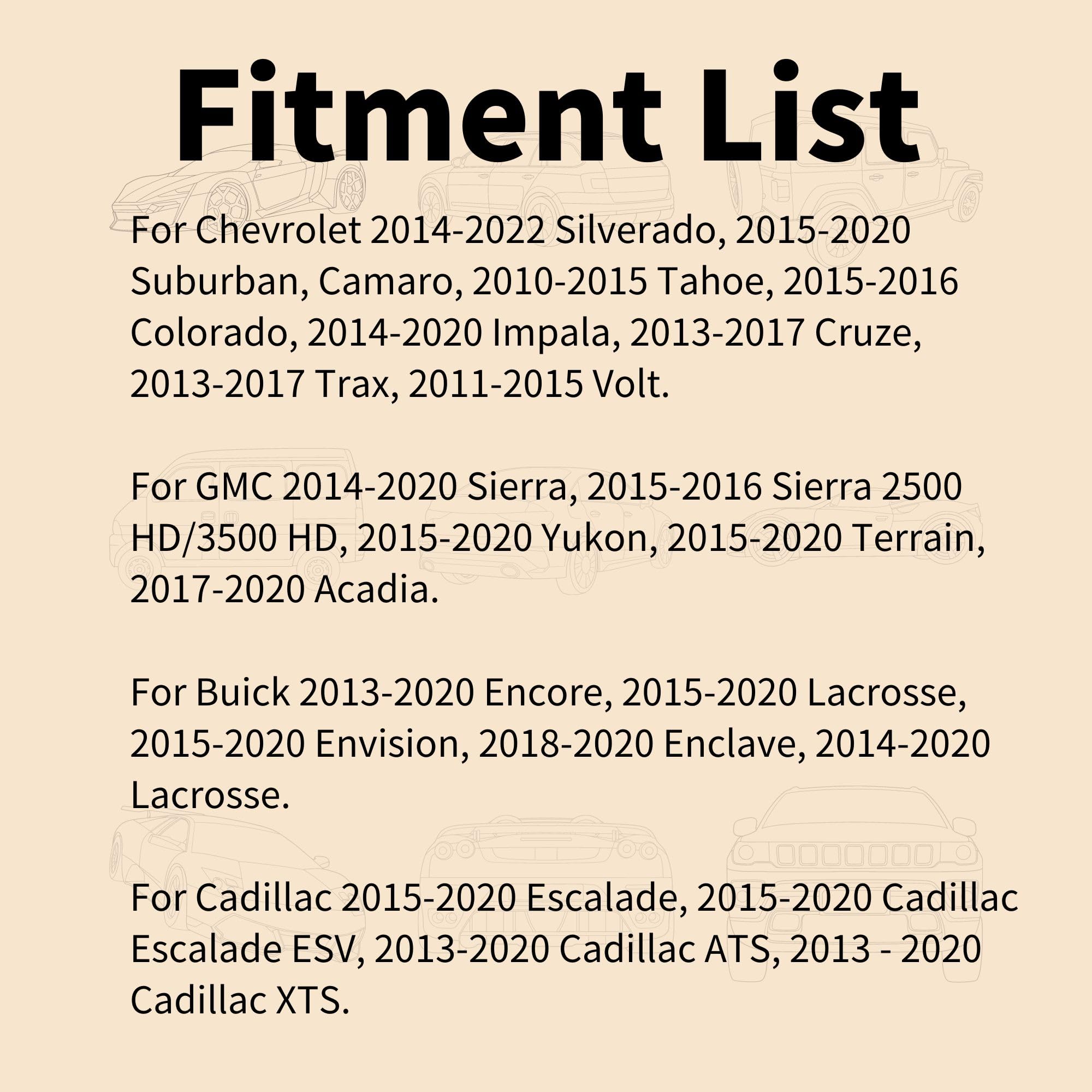 Red Wolf Car Speaker Wiring Harness Connector Compatible With 2015 2022 Gmc Sierra Chevrolet Silverado Buick Enclave Cadillac Es