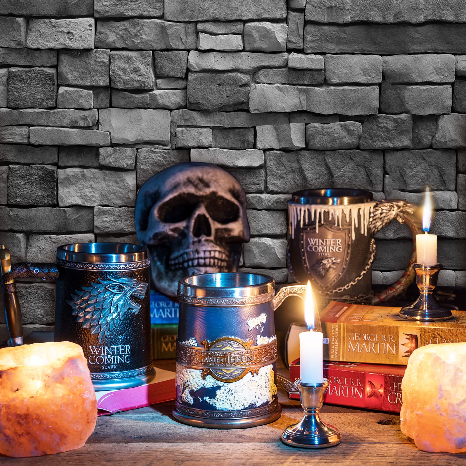 Chuangdi 4.5 X 9 Feet Brick Road Runner Novelty Aisle Floor Runner Brick Wall Backdrop, Princess Decorations Party Supplies For