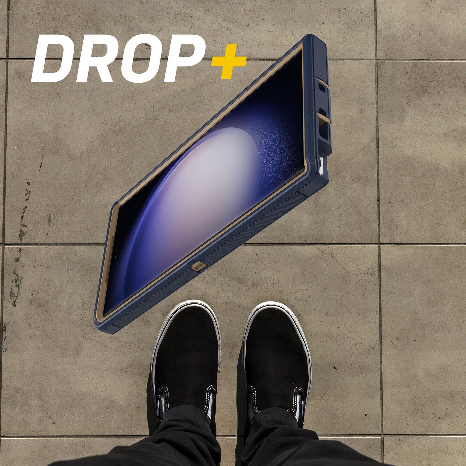 Otterbox Galaxy S23 Ultra (Only)   Defender Series Case   Blue Suede Shoes   Rugged & Durable   With Port Protection   Case Only