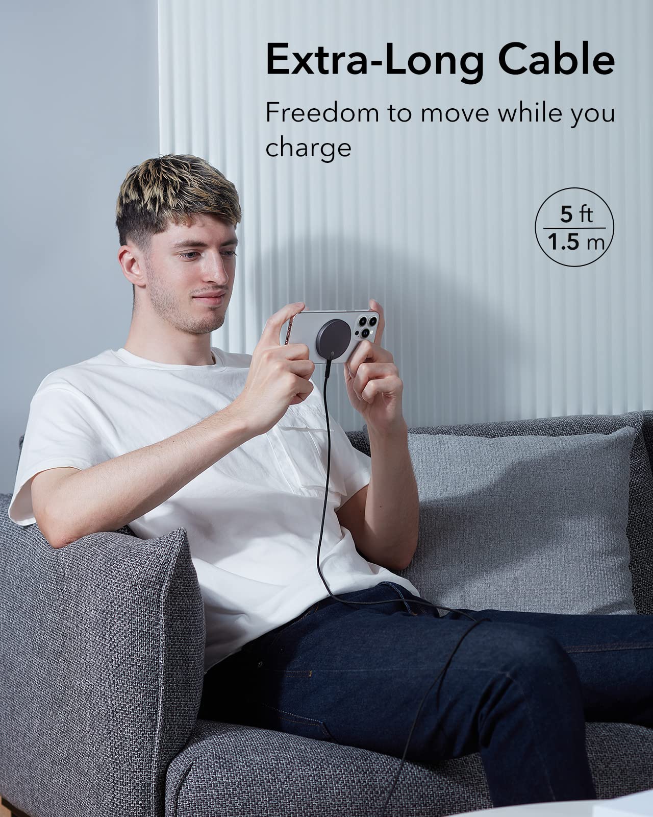 Esr 2 Pack Halolock Mini Wireless Charger, Magsafe Compatible Charger For Iphone 16/15/14/13/12 Series, Airpods 4/3/Pro/Pro 2, S