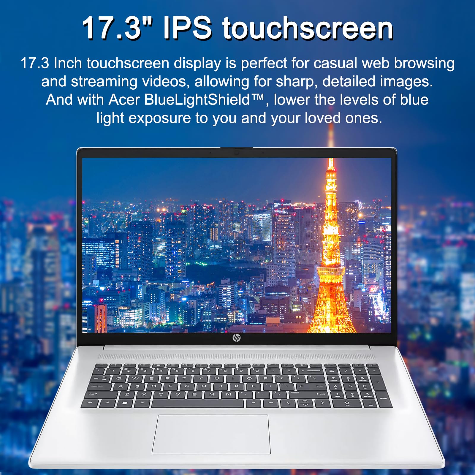 Hp 2023 Newest 17'' Laptop, Amd Ryzen 5 7530U(Beats I7 9750H), Hd Led 17.3''Touchscreen Display, 32Gb Lpddr4 Ram, 1Tb Ssd, Win11