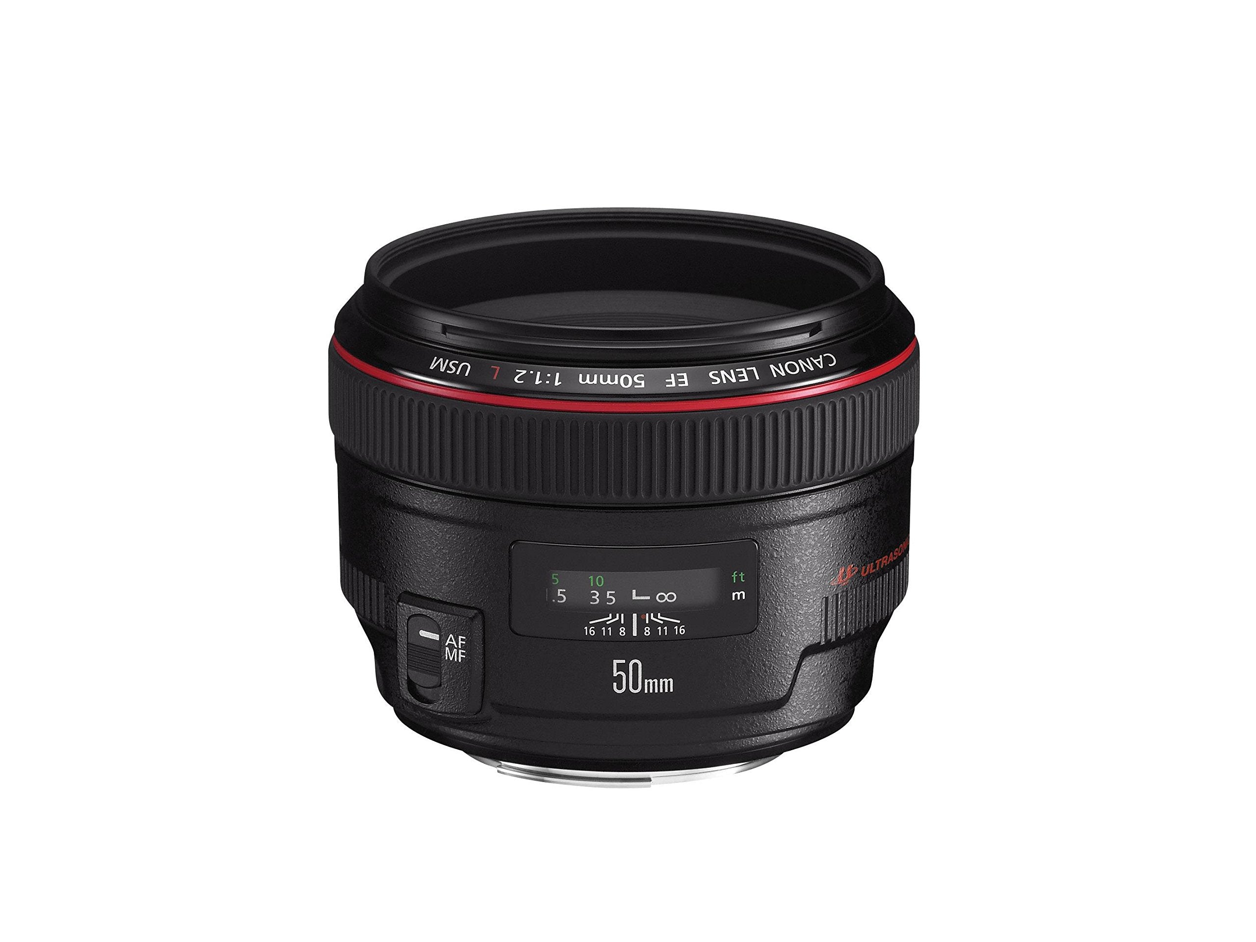 Canon EF 50mm f/1.2L USM Ultra Fast Standard AutoFocus Lens   International Version (No Warranty)