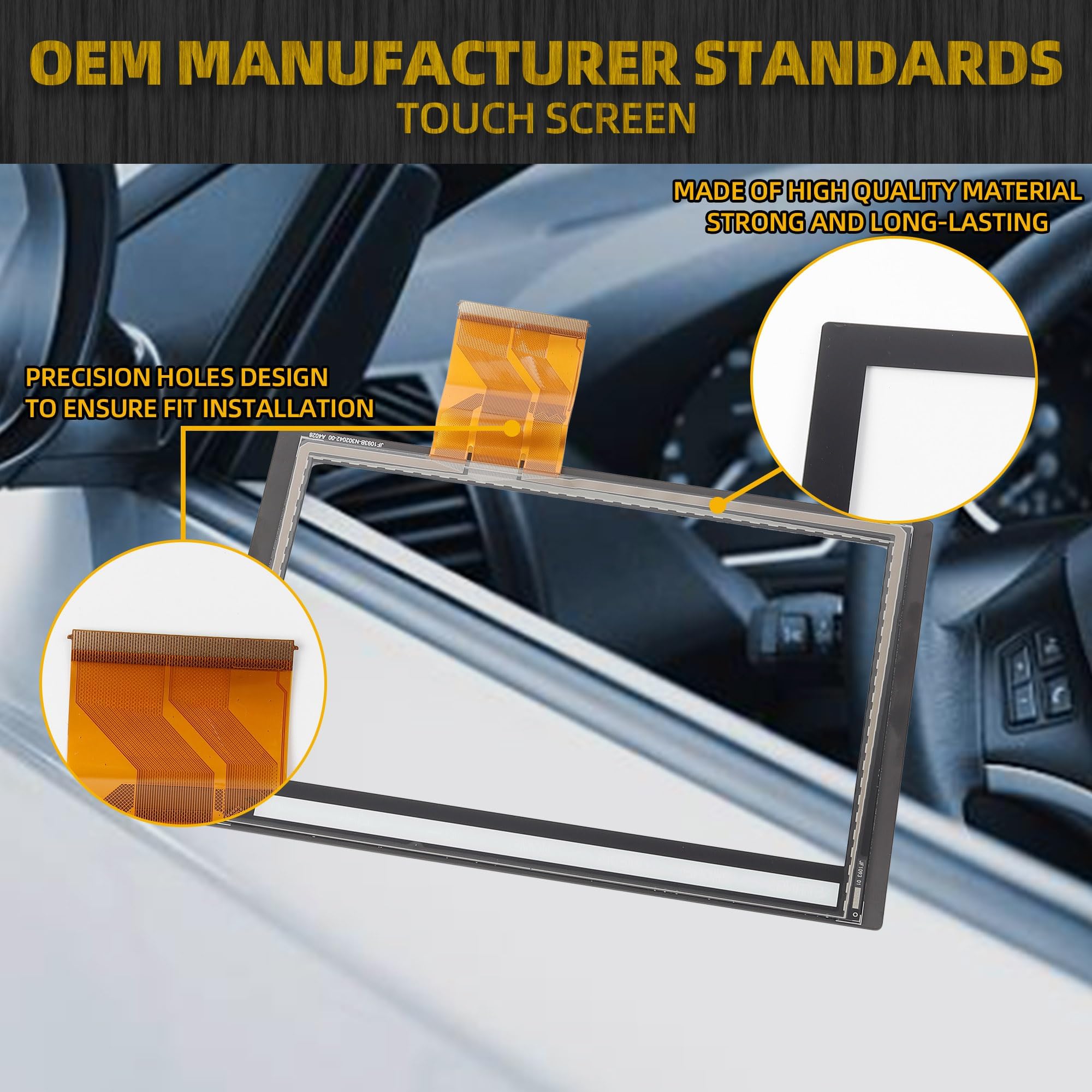 Dasbecan 8 Touch Screen Without Lcd Compatible With 2020 2021 2022 Mitsubishi Outlander Replaces 8740A103 8740A098