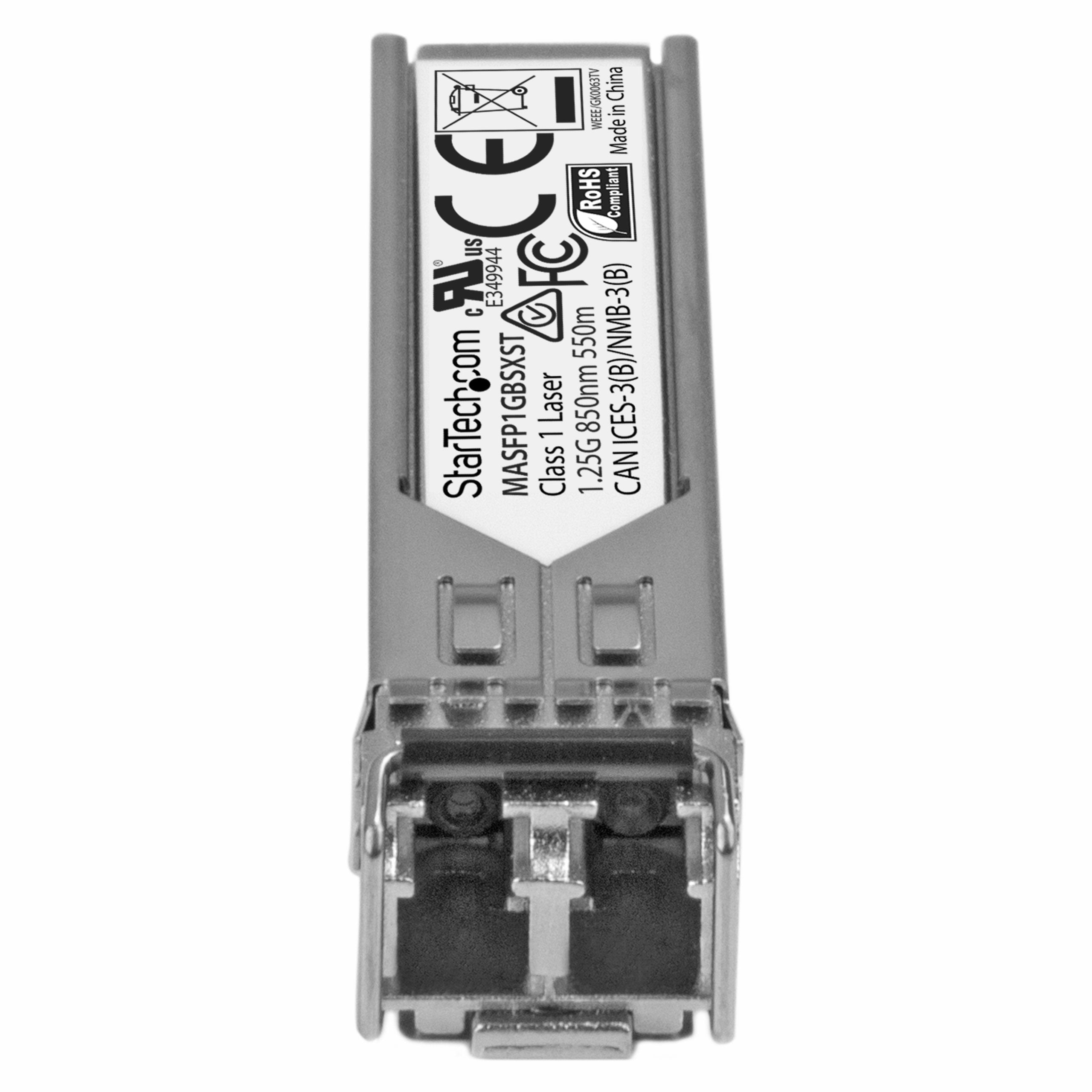 Startech.Com Cisco Meraki Ma Sfp 1Gb Sx Compatible Sfp Module   1000Base Sx   1Gbe Mmf Optic Transceiver   Lc 550M   850Nm   Ddm