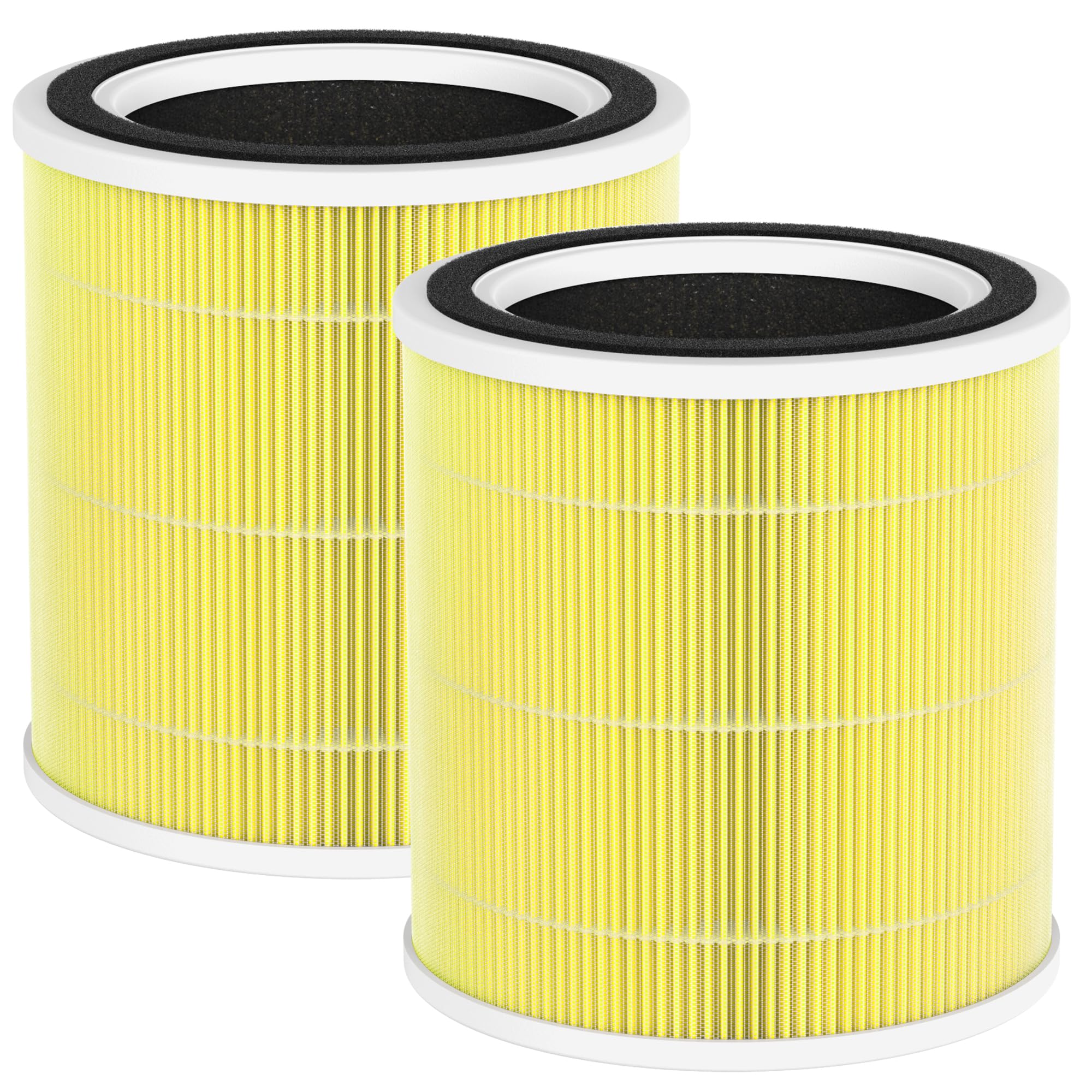 Fcfmy 2 Pack Ac400 Pet Care Replacement Filter Compatible With Purivortex Ac400 Air Cleaner Purifier, 3 In 1 Filter Of H13 True