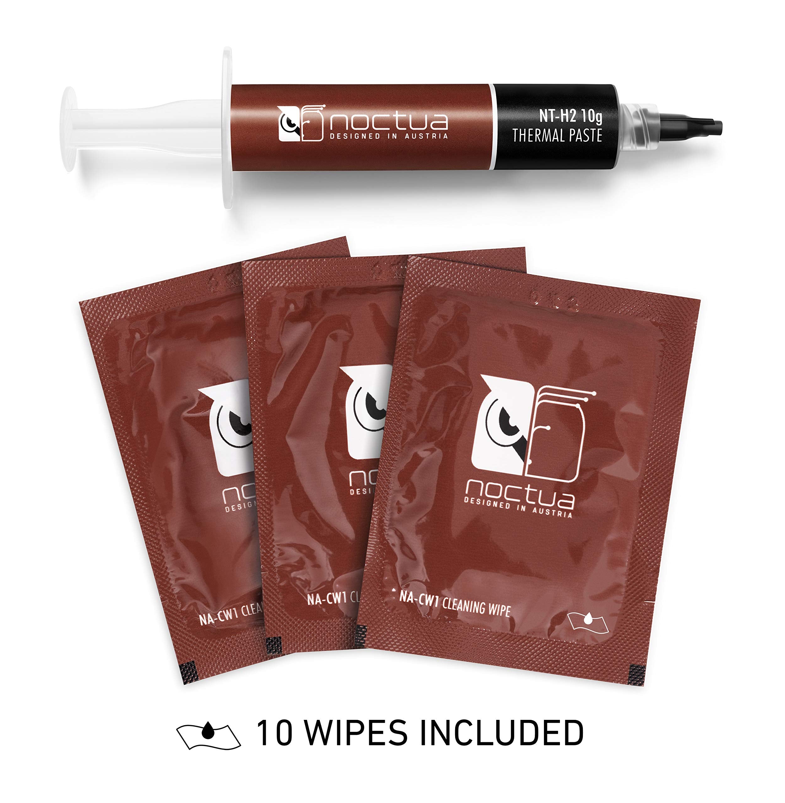 Noctua Nt-H2 10G, Thermal Computer Paste Incl. 10 Cleaning Wipes (10G)