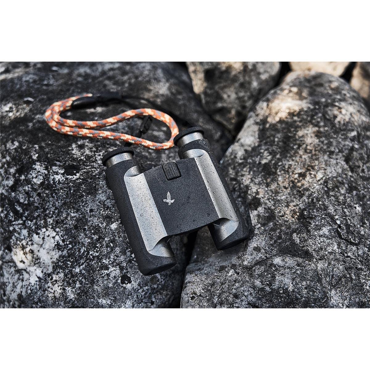 Swarovski Optik 10X25 Cl Pocket Binoculars With Rugged And Dustproof Design (Anthracite, Mountain Field Bag)