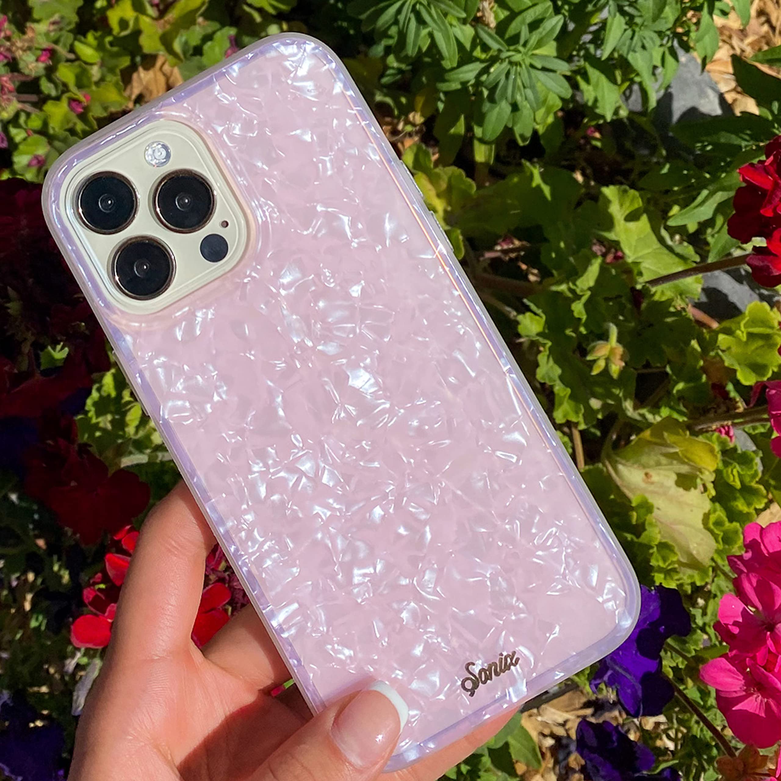 Sonix Case For Iphone 15 Pro Max | Compatible With Magsafe | 10Ft Drop Tested | Pink Pearl Tort