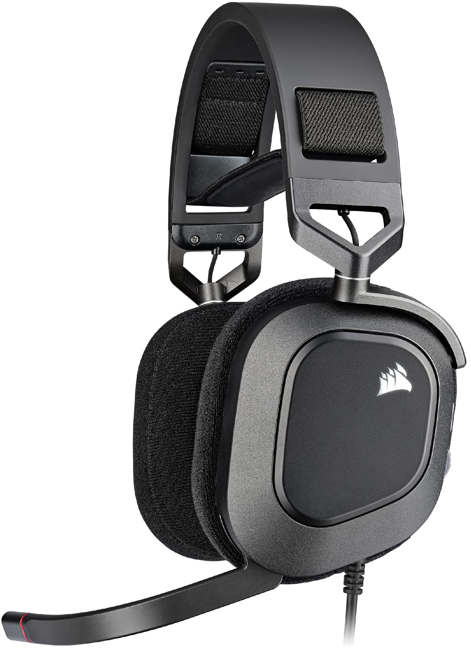 Corsair Hs80 Rgb Usb Headset, Carbon - Na