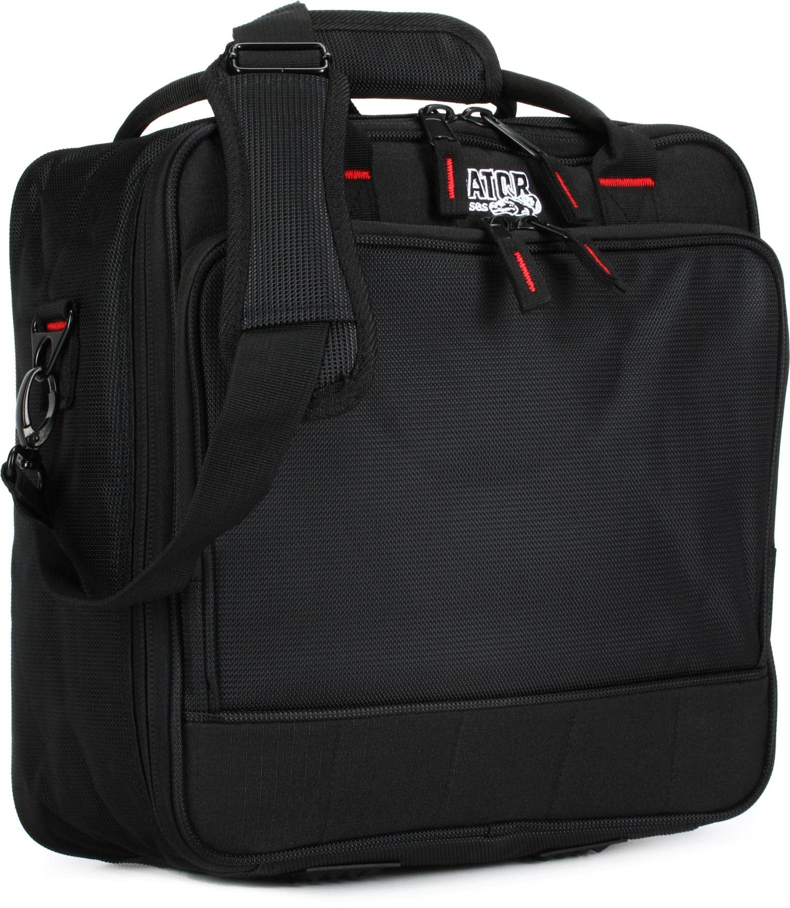 Gator Cases Padded Nylon Mixer/Gear Carry Bag with Removable Strap, 12 x 12 x 5.5 (G-MIXERBAG-1212)