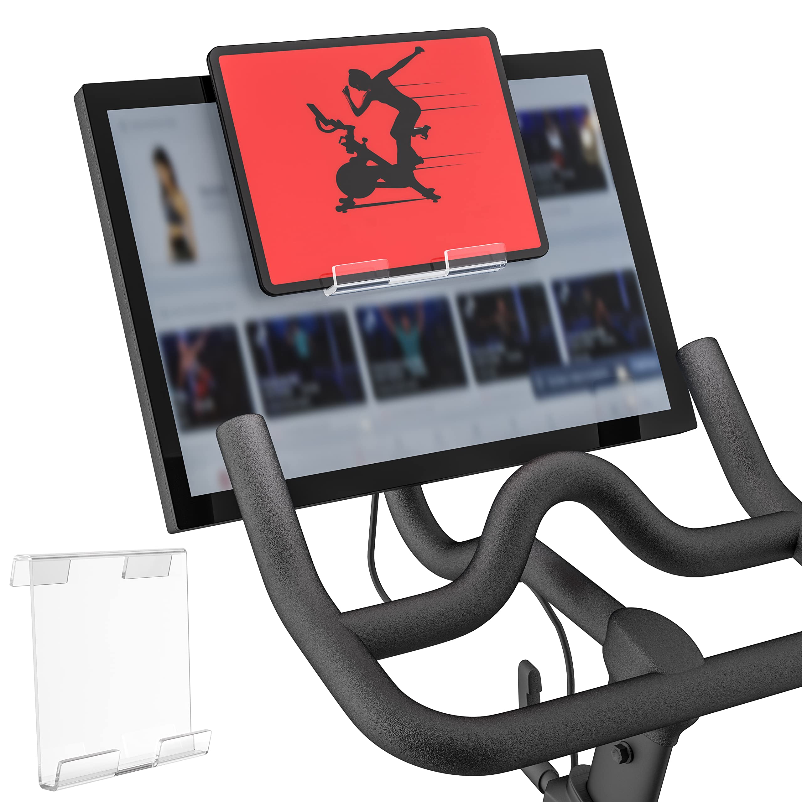 Crostice Tablet Holder Mount Compatible With Peloton Bike & Bike Plus & Row & Tread, Holder For Ipad, Phone Holder Tablet Stand