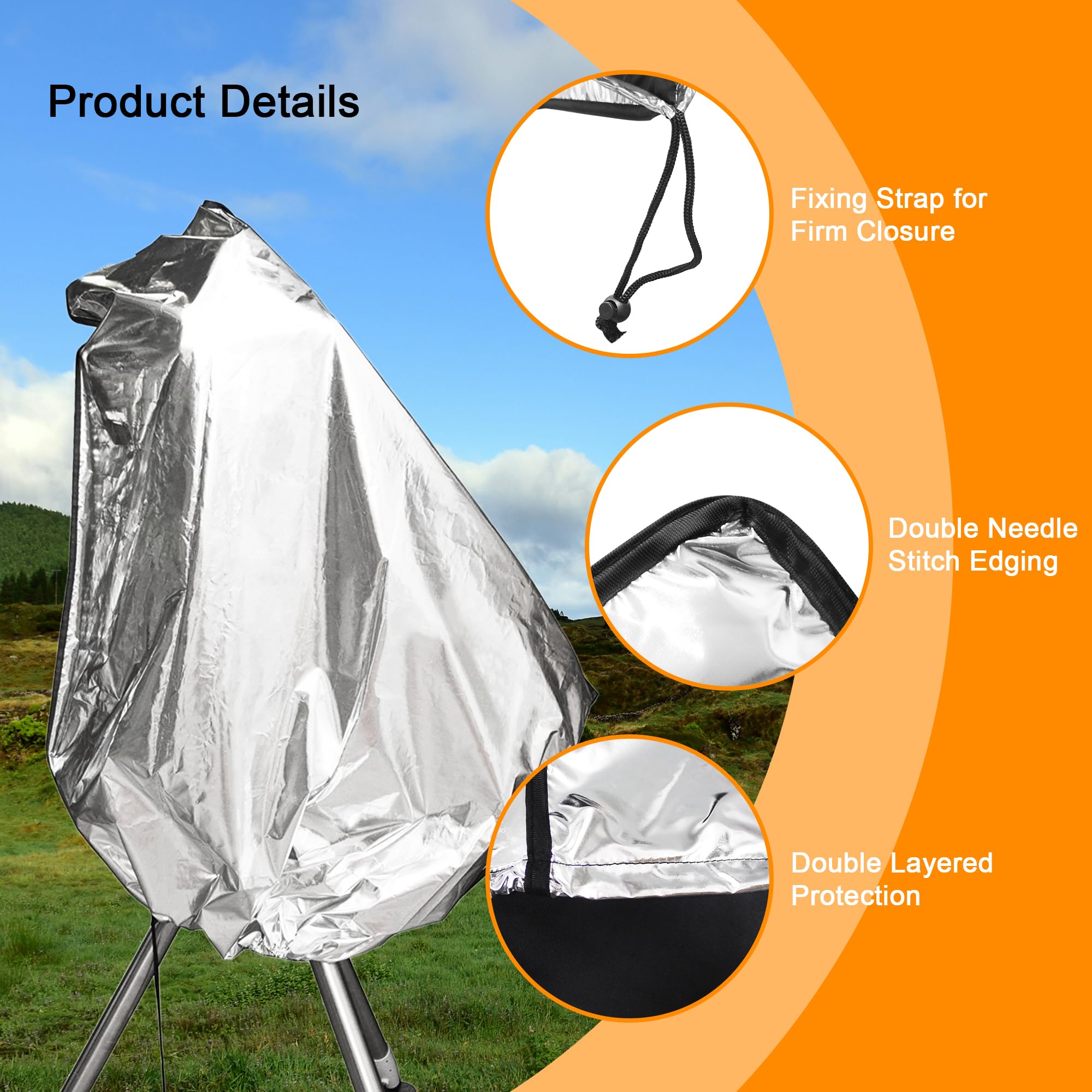 Astromania Protective Telescope Cover With Fixing Strap, Diameter 30.1''   Protect Your Telescope Against Dust, Moisture And Mor