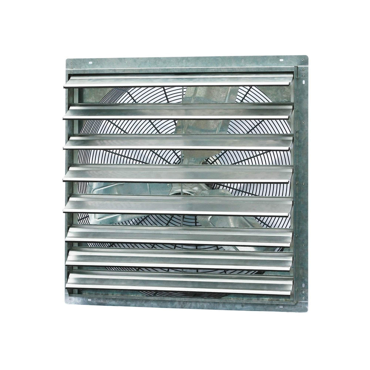 Iliving - 30'' Wall Mounted Shutter Exhaust Fan - Automatic Shutter - Single Speed - Vent Fan For Home Attic, Shed, Or Garage Ve