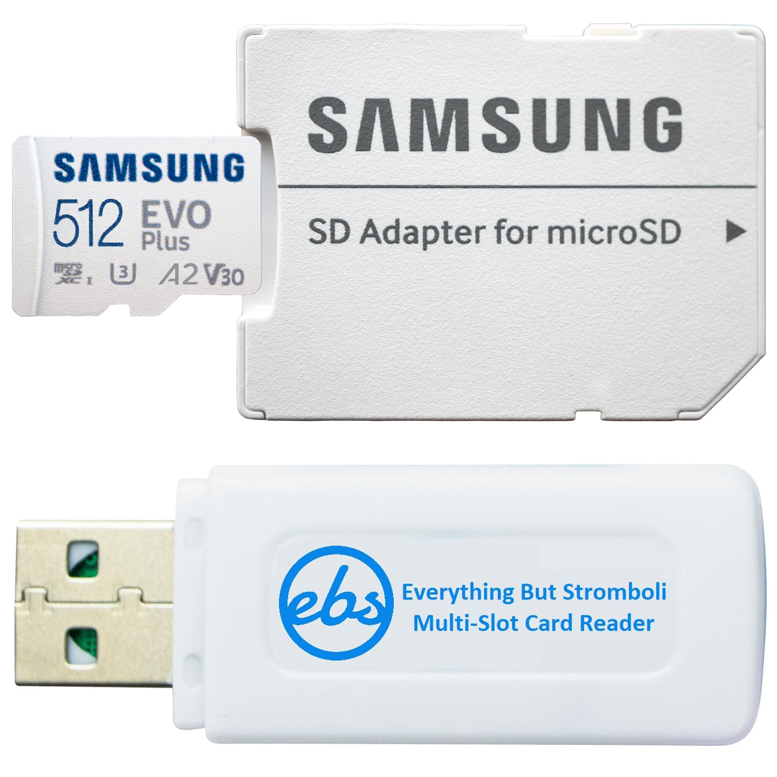 Samsung 512Gb Evo Plus Micro Sdxc Memory Card Works With Samsung Phones A02S, A12, A02, A32 Galaxy Series C10 U3 (Mb Mc512Ka) Bu