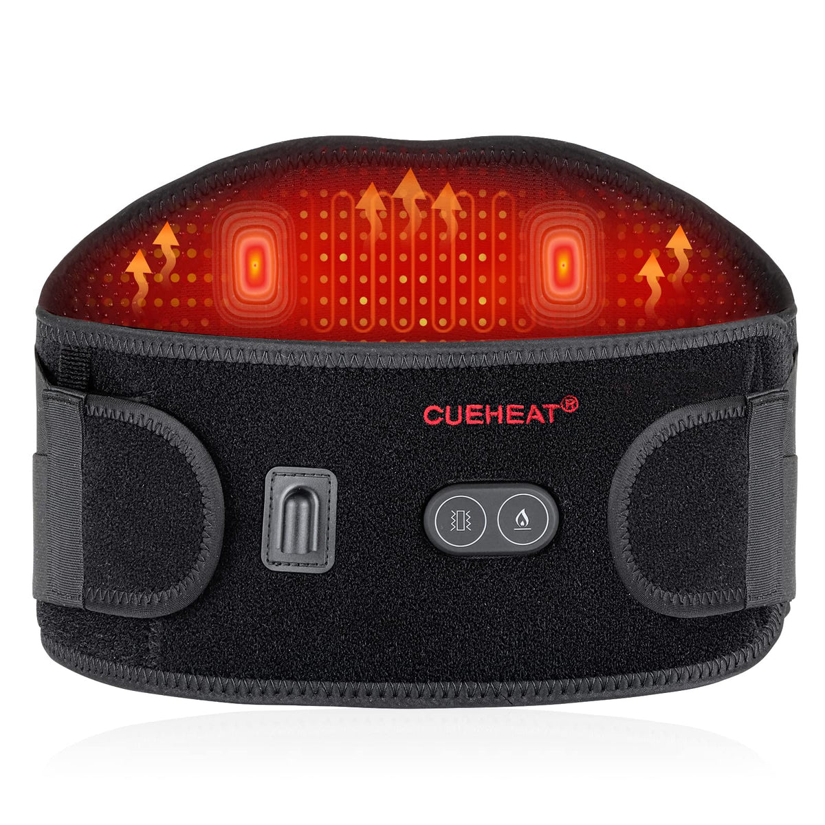 Cueheat Heating Pad For Back Pain Relief   Battery Powered Heating Wrap Lower Back Pain Relief For Men Heated Back Brace, Heat P