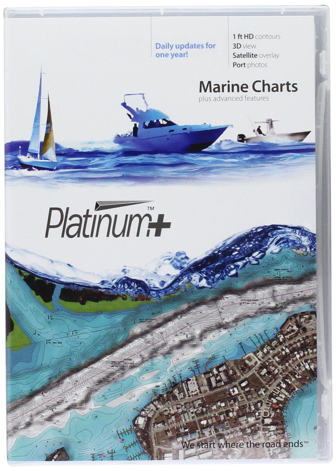 Navionics Platinum+ SD 638 Puget Sound Nautical Chart on SD/Micro-SD Card - MSD/638P+