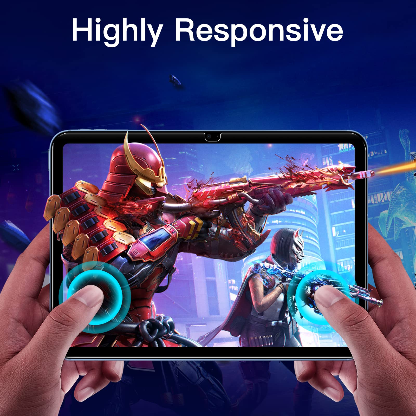 Jetech Screen Protector For Ipad 10 (10.9 Inch, 2022 Model, 10Th Generation), 9H Tempered Glass Film, Hd Clear, 2 Pack