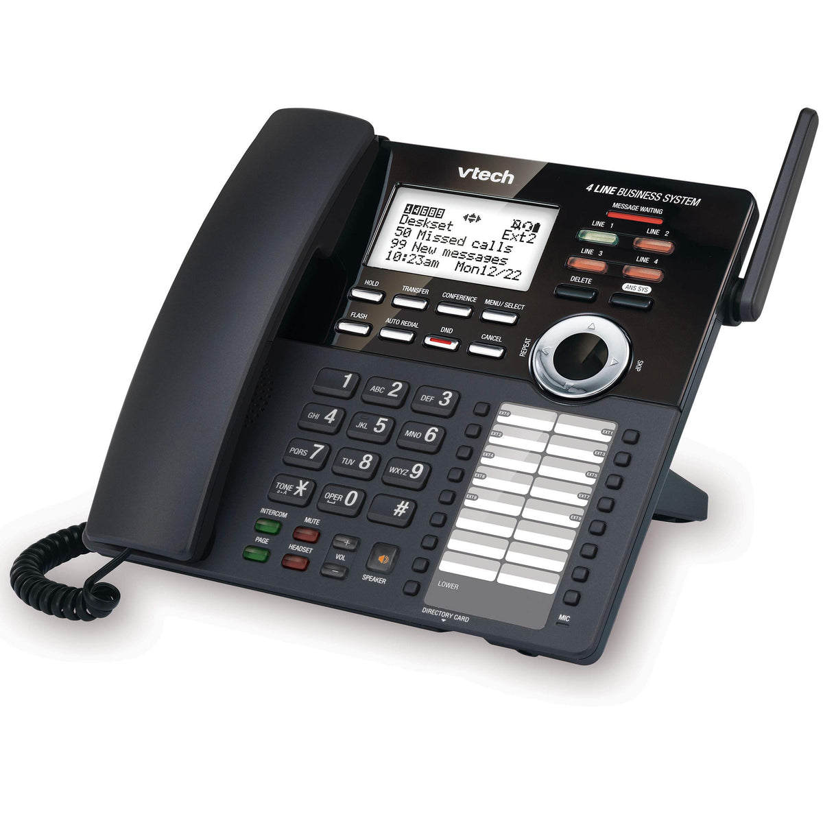VTech AM18247 Extension Deskset for VTech AM18447 Small Business System ...