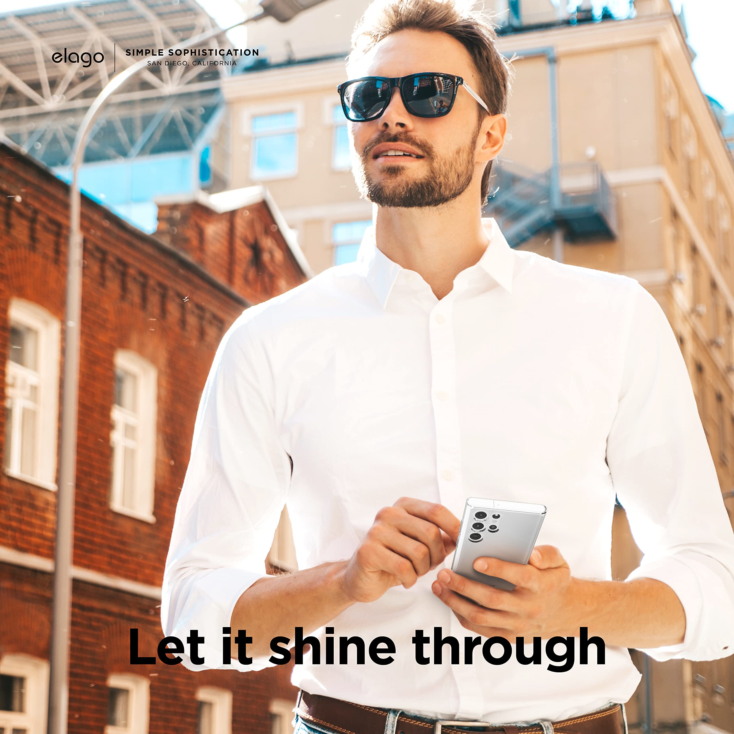 Elago Clear Case Designed For Samsung Galaxy S22 Ultra   Precise Camera Cutouts, Sleek And Light Design, Protective Case, Shockp