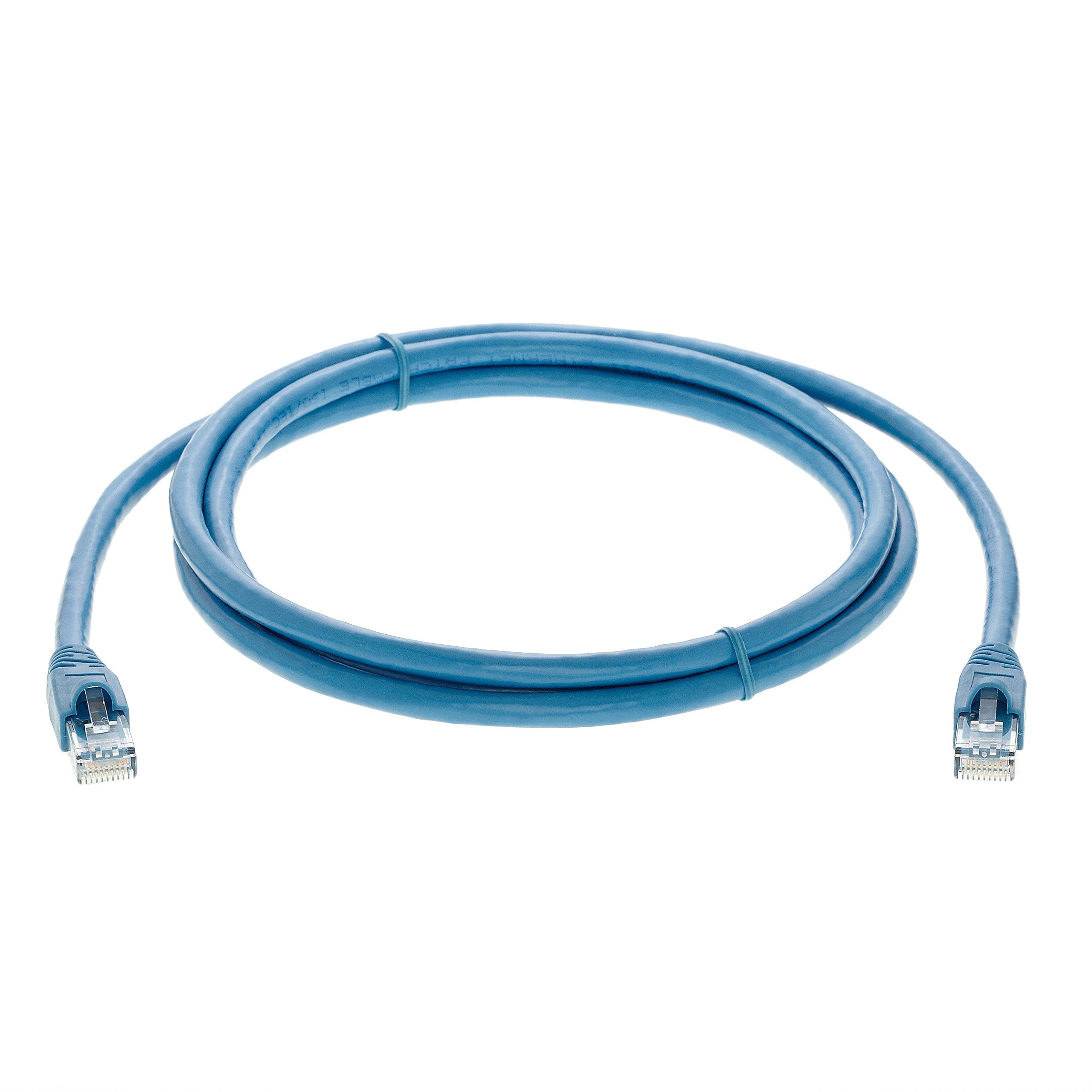 Installerparts Ethernet Cable Cat6A Cable Utp Booted 7 Ft   Blue   Professional Series   10Gigabit/Sec Network/High Speed Intern