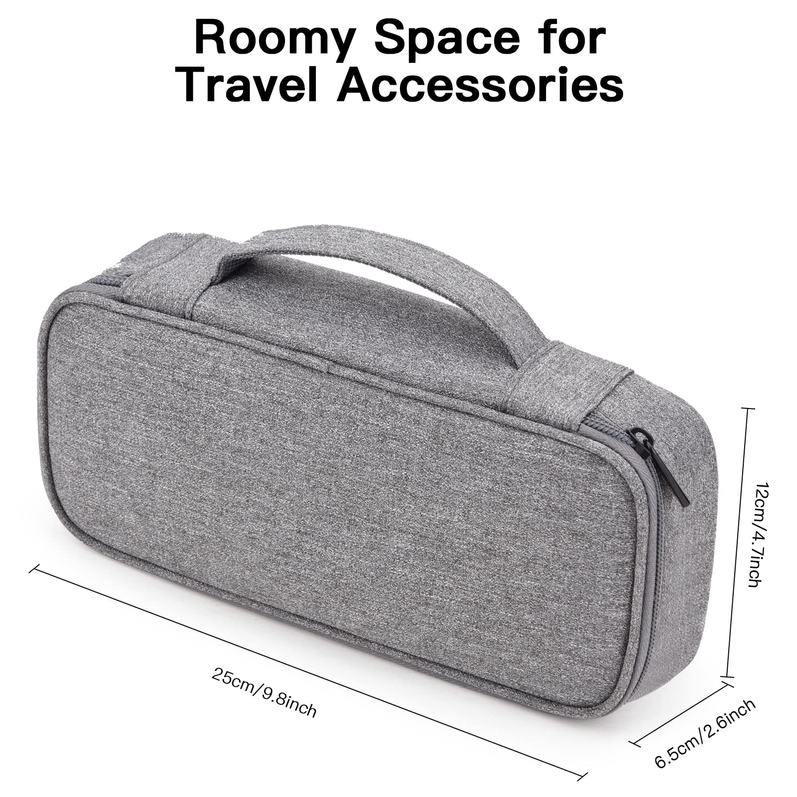 Yundoor Tech Organizer Travel Case, Electronics Carrying Pouch Bag For Cable, Charger & Cords, External Power Bank, Portable Har