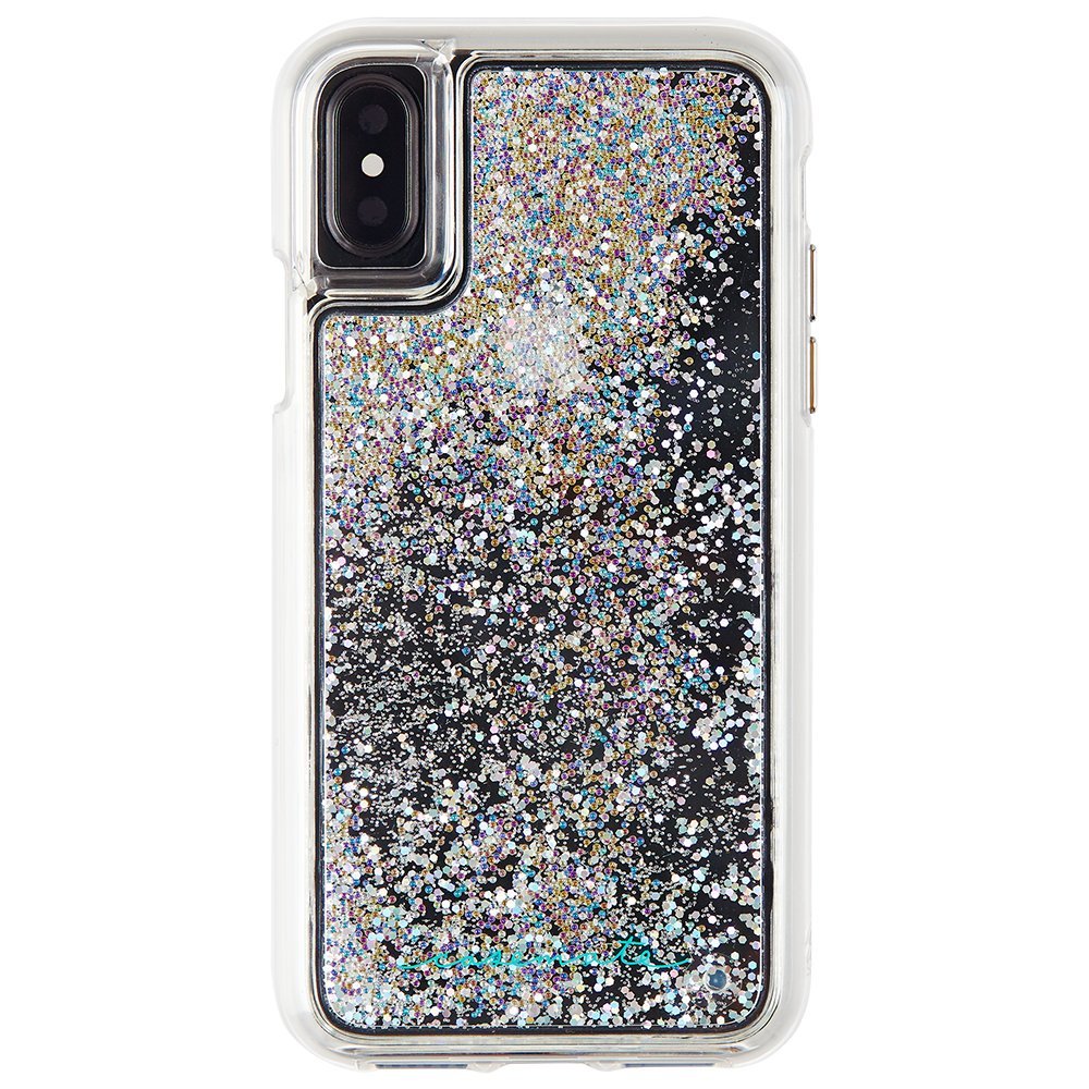 Case Mate Iphone X Case   Waterfall   Cascading Liquid Glitter   Protective Design   Apple Iphone 10   Iridescent