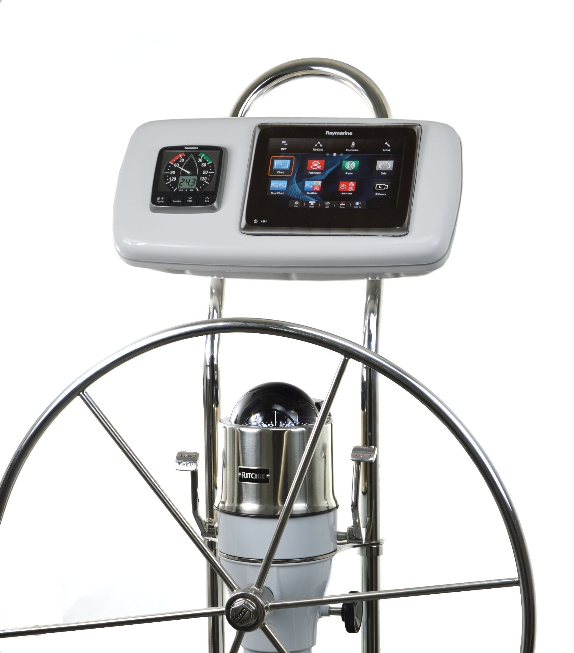 Navpod Gp1040-14 Systempod Pre-Cut For Raymarine A95/A97/A98 And 1 Inst. (3.6'' Hole) For 9.5'' Wide Guard,WBEEAB00UH0M81M