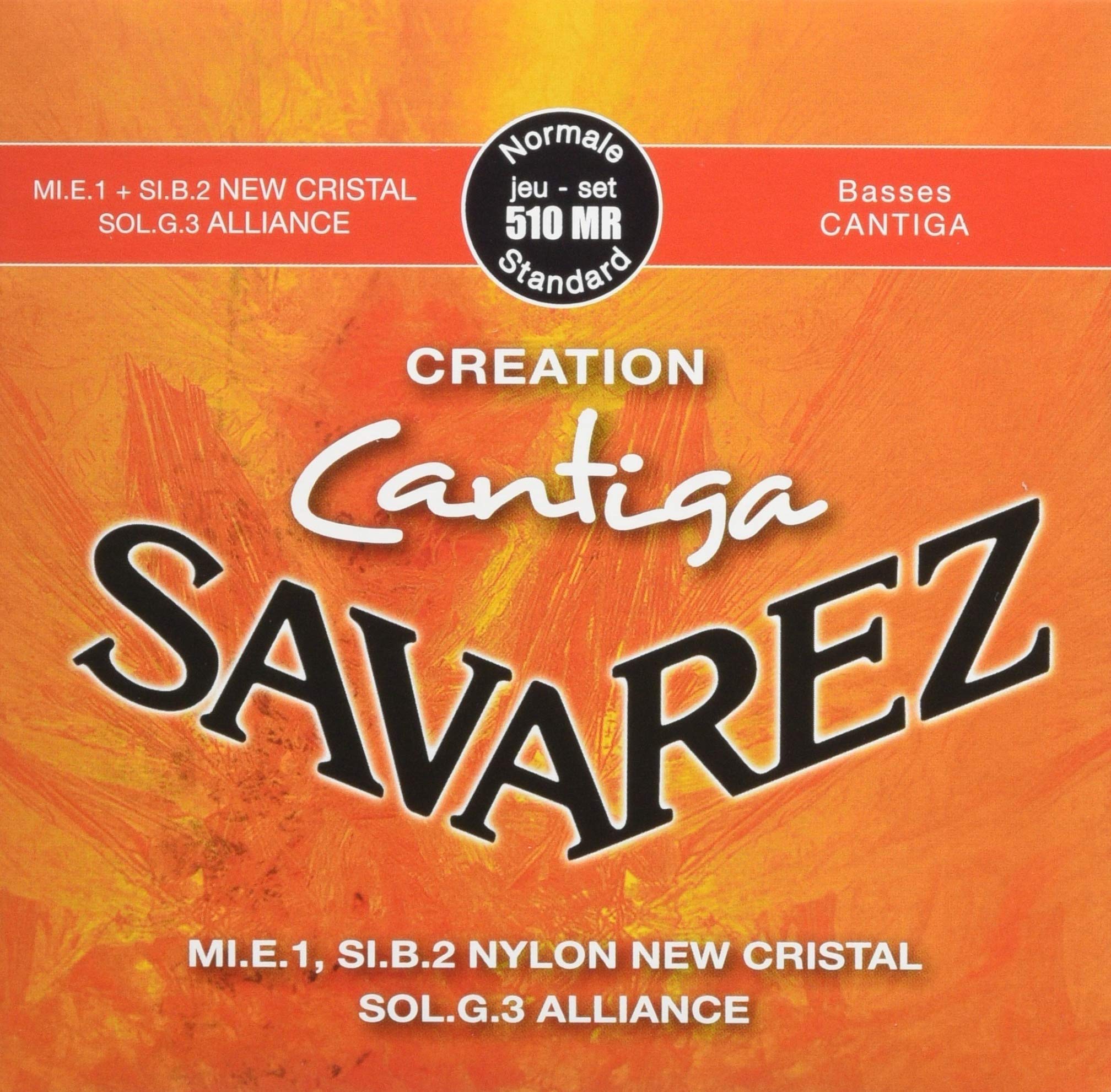 Savarez Cr  Ation Cantiga Standard Tension, Classical Guitar Strings Set (Stsav51 50402)