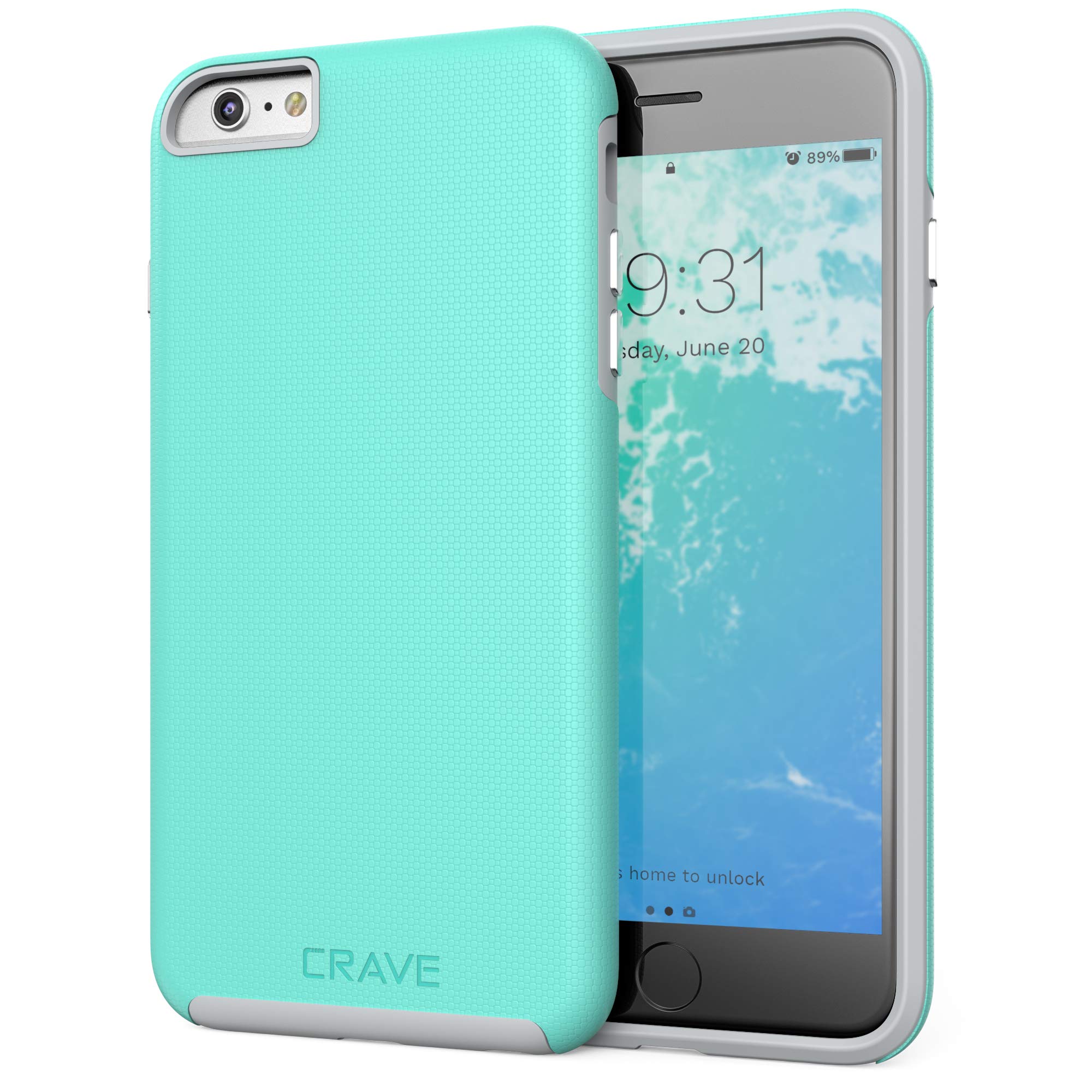 Crave Iphone 6S Plus Case, Dual Guard Protection Series Case For Iphone 6 6S Plus (5.5 Inch)   Mint
