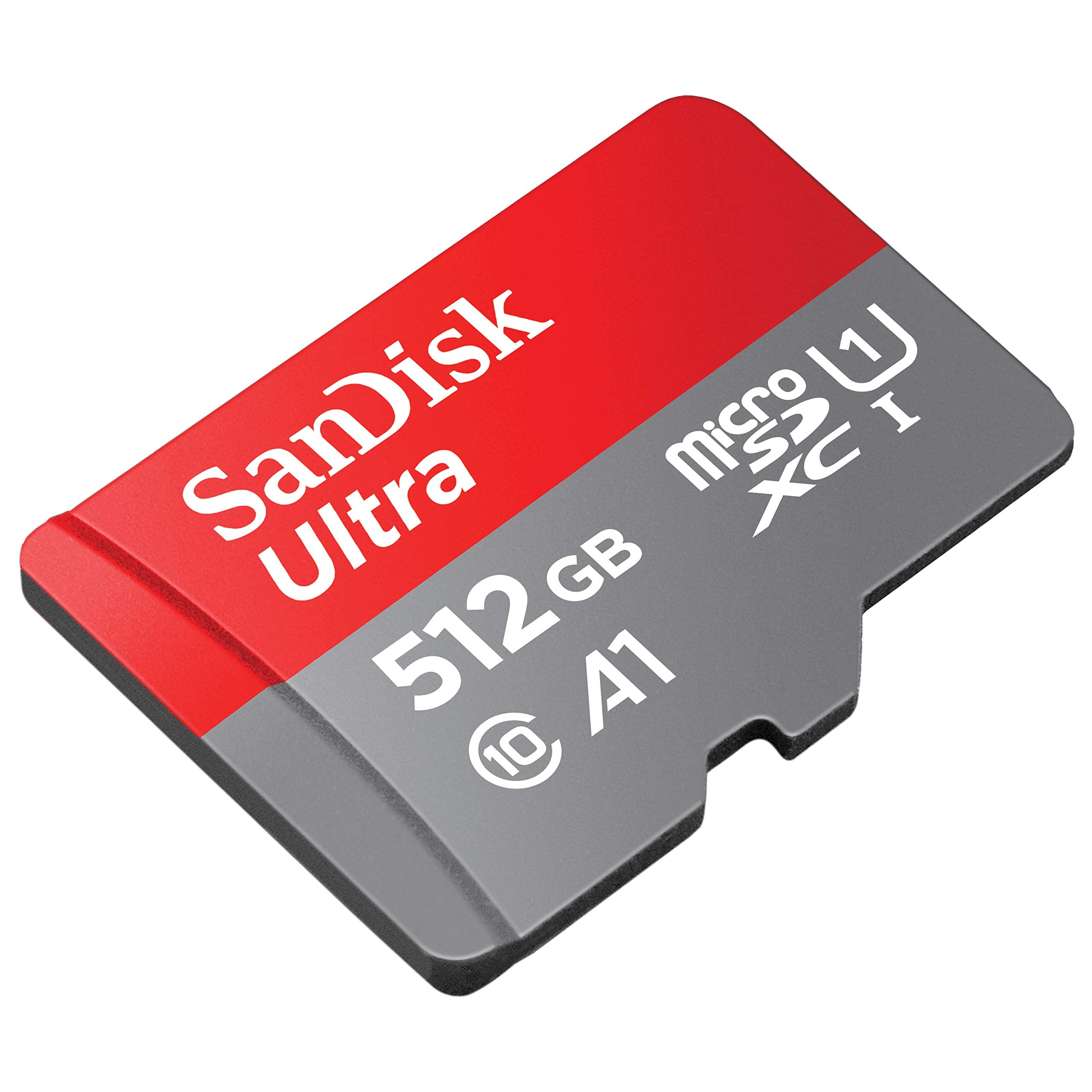 [Older Version] Sandisk 512Gb Ultra Microsdxc Uhs-I Memory Card With Adapter - 120Mb/S, C10, U1, Full Hd, A1, Micro Sd Card - Sd