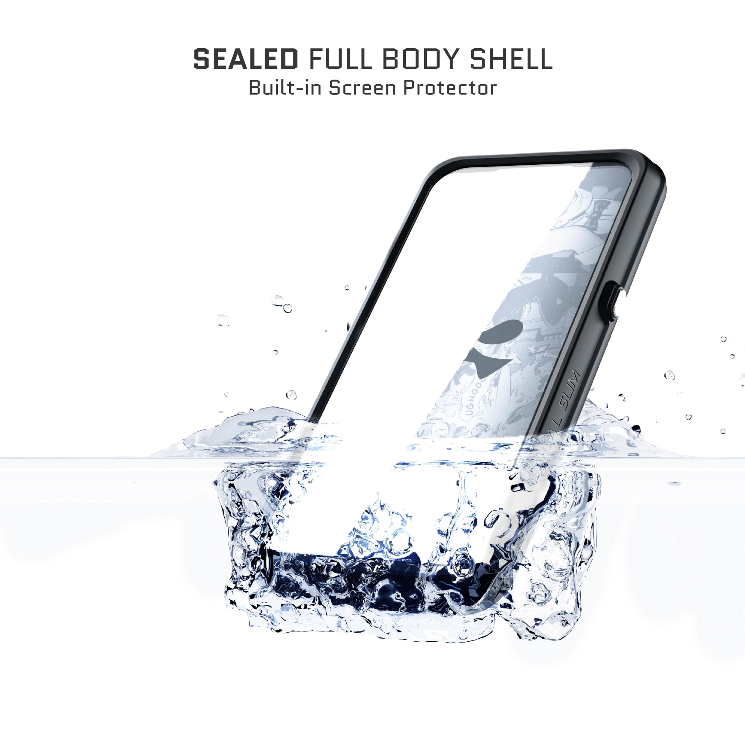 Ghostek Nautical Slim Waterproof Case For Apple Iphone 15 Pro - Built-In Screen & Camera Lens Protector, Compatible With Magsafe