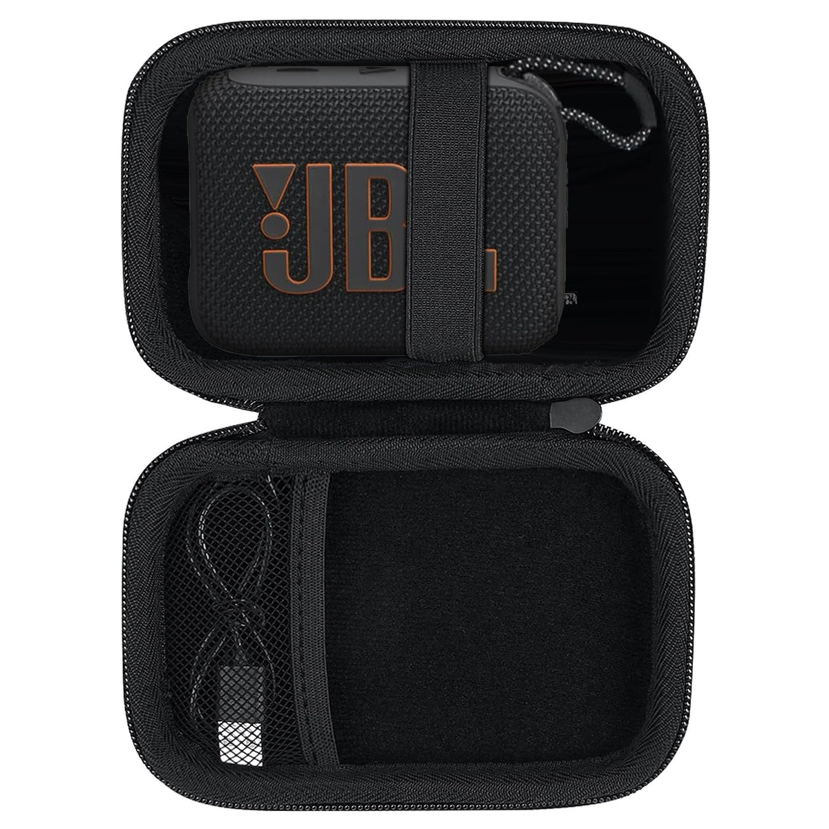 Co2Crea Hard Carrying Case Replacement For Jbl Go 4 Go3 Go 3 Eco Portable Speaker (Black Case)