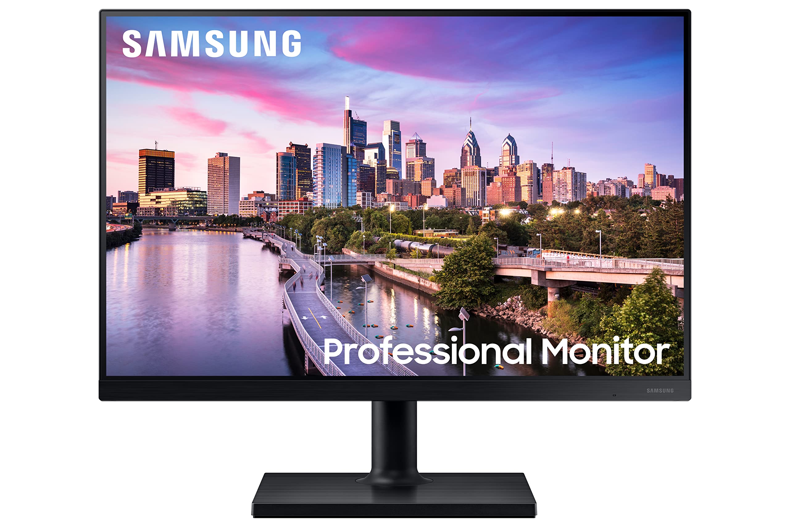 SAMSUNG FT45 Series 24-Inch WUXGA 1920 x 1200 Computer Monitor, 75Hz, IPS Panel, HDMI, DisplayPort, DVI, USB Hub, Built-in Speak