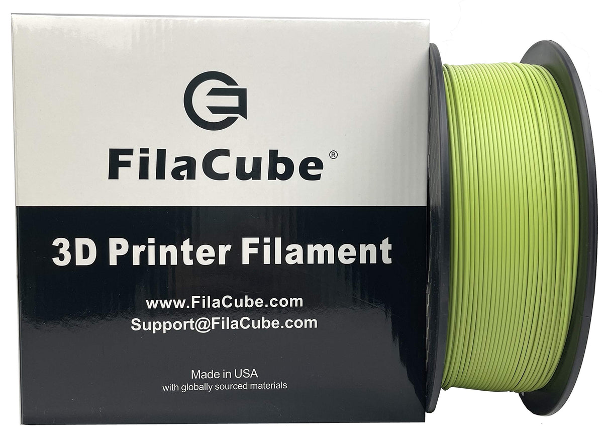 Greenery (Yellowish Green Shade) Pla 3D Printer 1.75Mm Filament   Filacube 1.75 Mm 1Kg Pla 2 3D Printing Filament [Made In Usa]