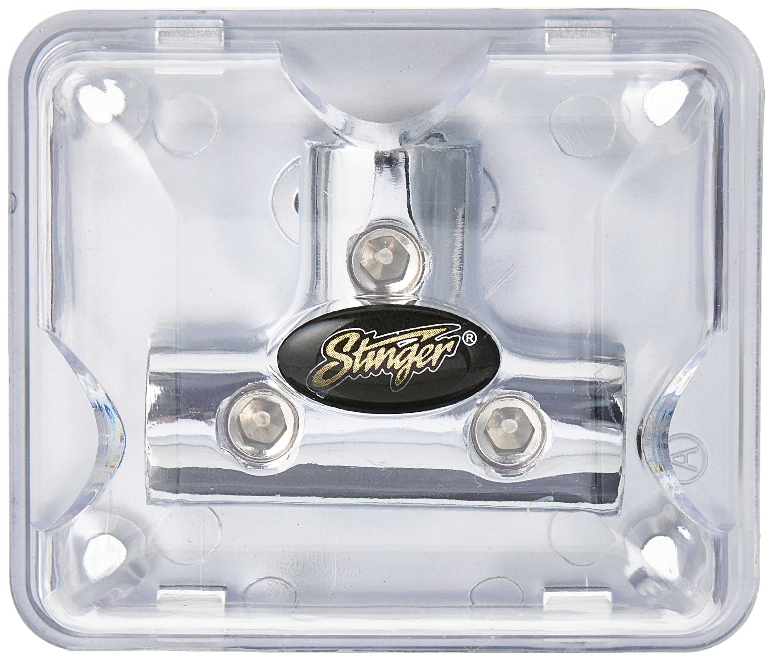 Stinger Pro Series Power/Ground Distribution T Block With Three 4 Gauge Inputs