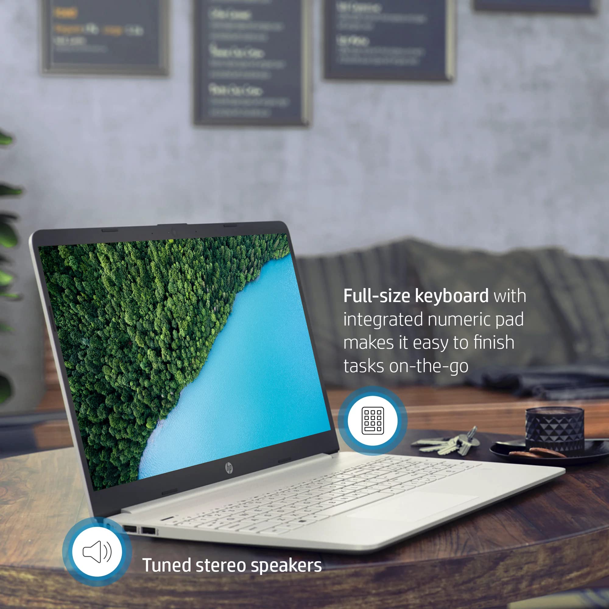 Hp 15.6 Laptop, Full Hd Micro-Edge Display, Intel Quad-Core I5-1135G7 Processor, Intel Iris Xe Graphics, Webcam, Hdmi, Wi-Fi, Us