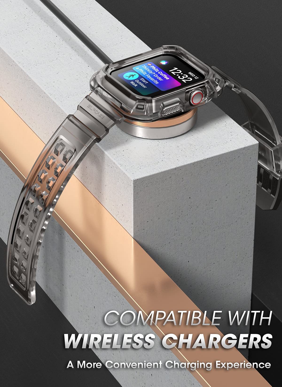 Supcase Armband Fr Apple Watch 8/7 / Se / 6/5 / 4 [45/44Mm] Apple Watch Band Robust Hlle Ersatzarmband Sport Iwatch Case Schutzh