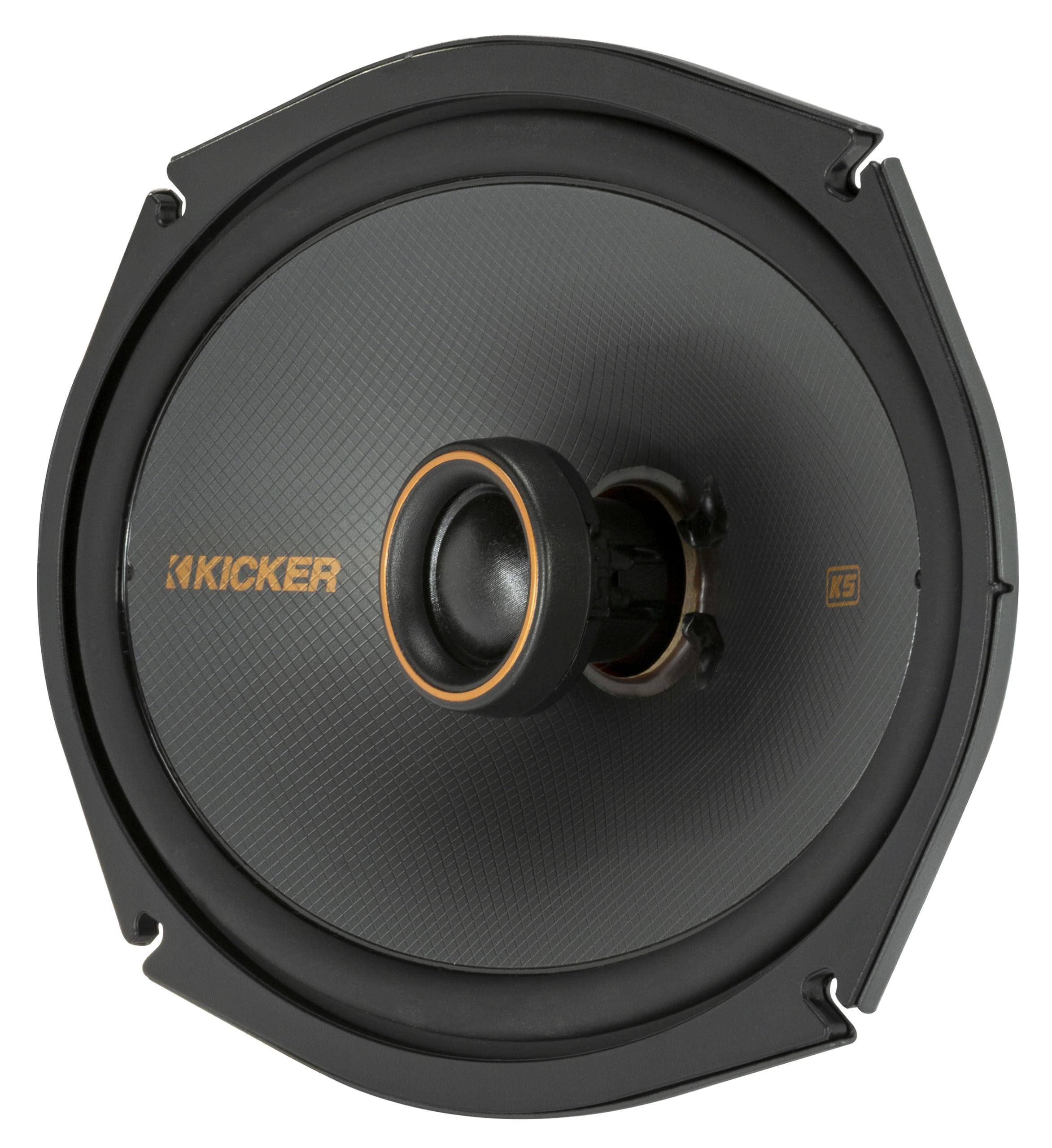 Kicker 51Ksc6904 Coaxial Speaker System, 2 Way Design, One (1) Pair, 6'' X 9'' (160Mm X 230Mm) Polypropylene Woofer/Midrange, 1'